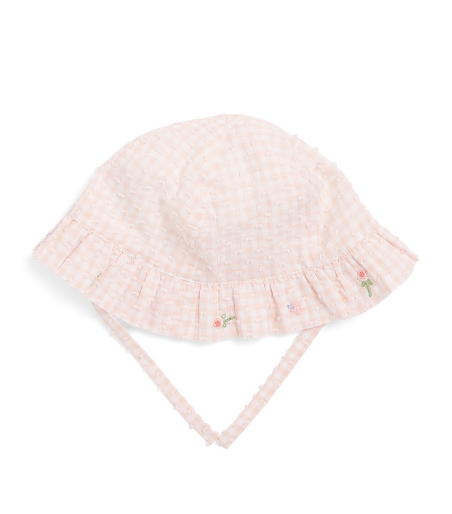 Cotton Check Hat 30ROSÉE Image 1