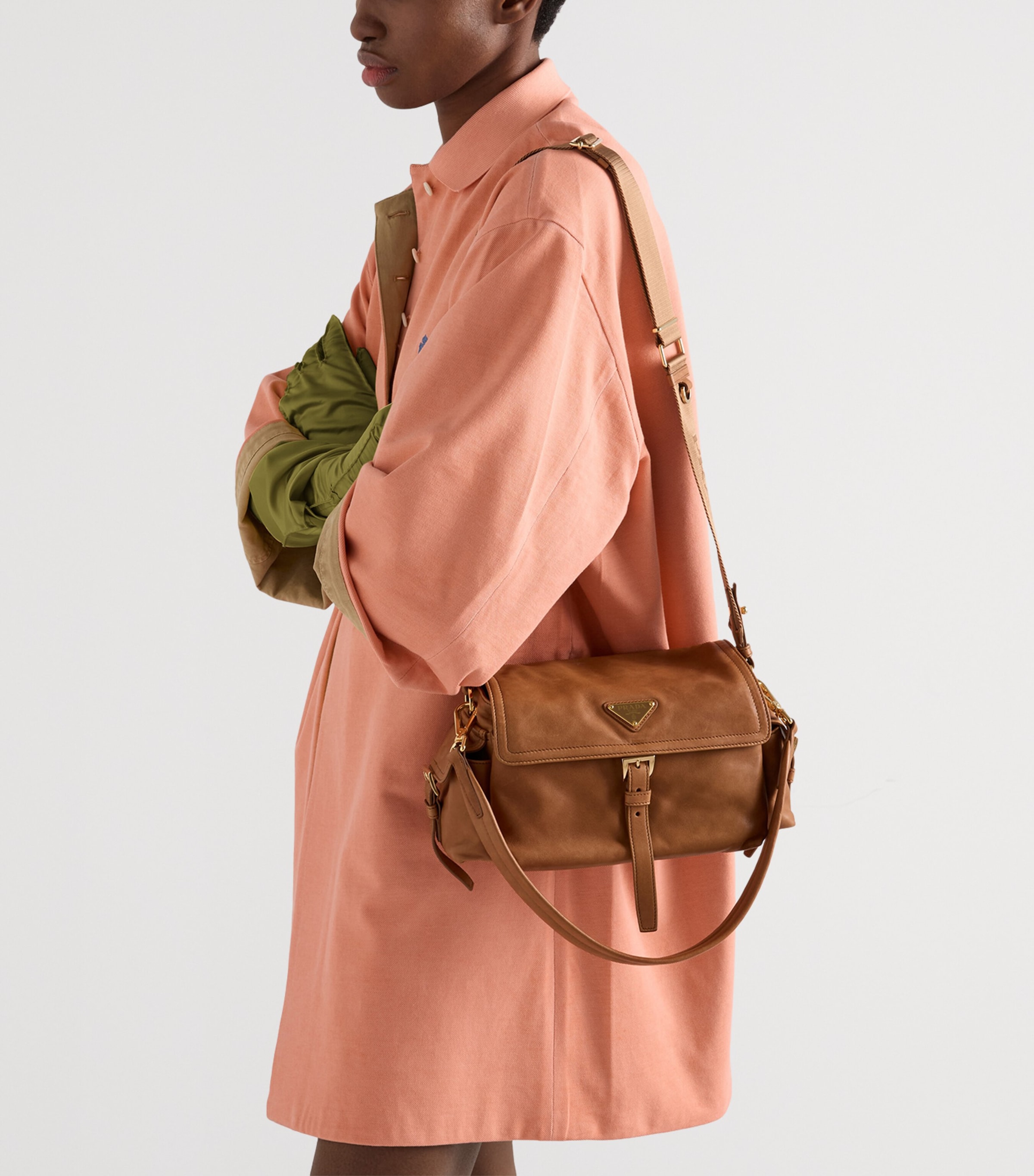 Prada Medium Leather Explore Shoulder Bag Image 6