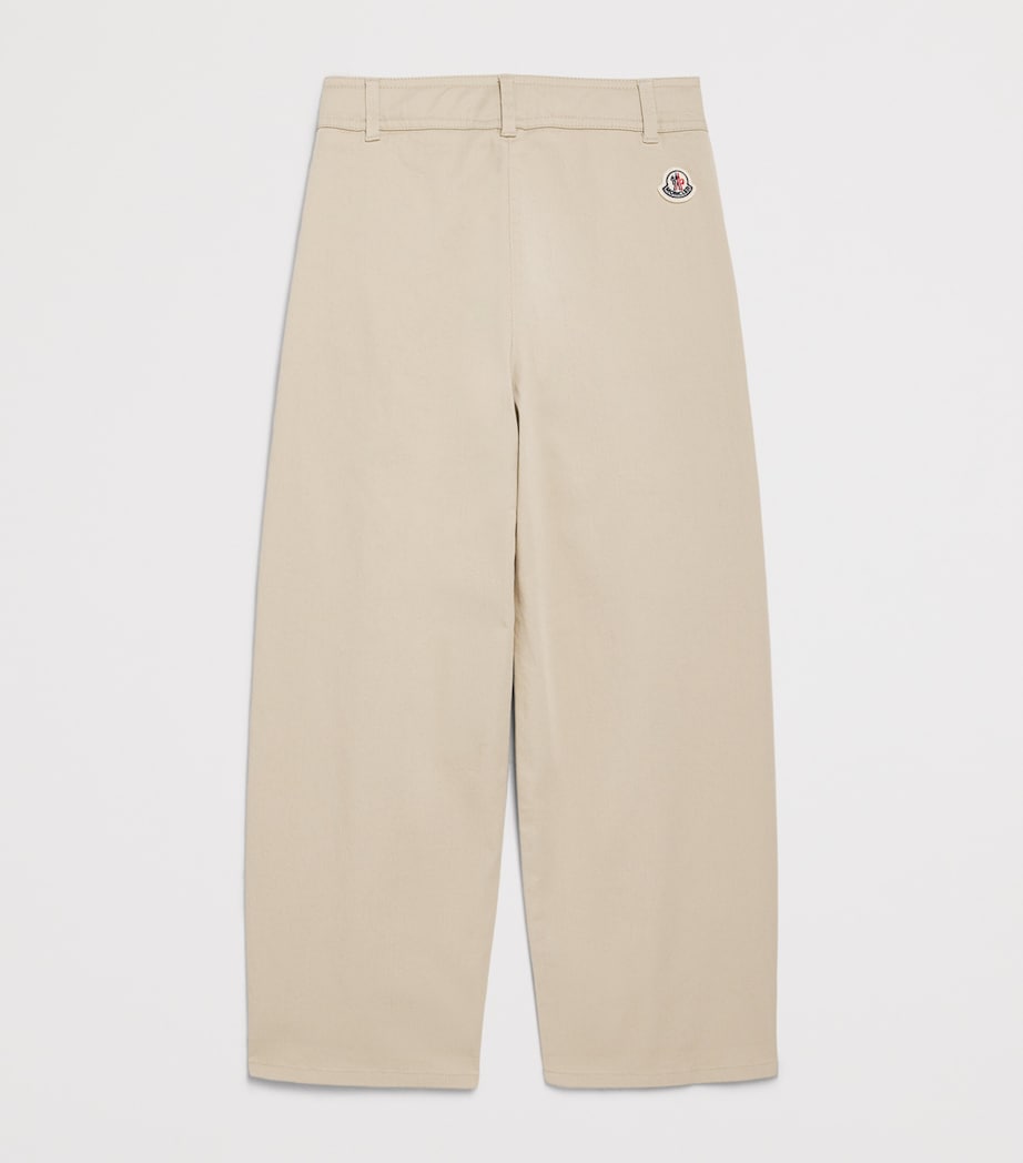 Moncler Enfant Stretch-Cotton Pleated Trousers (4-6 Years) Image 2
