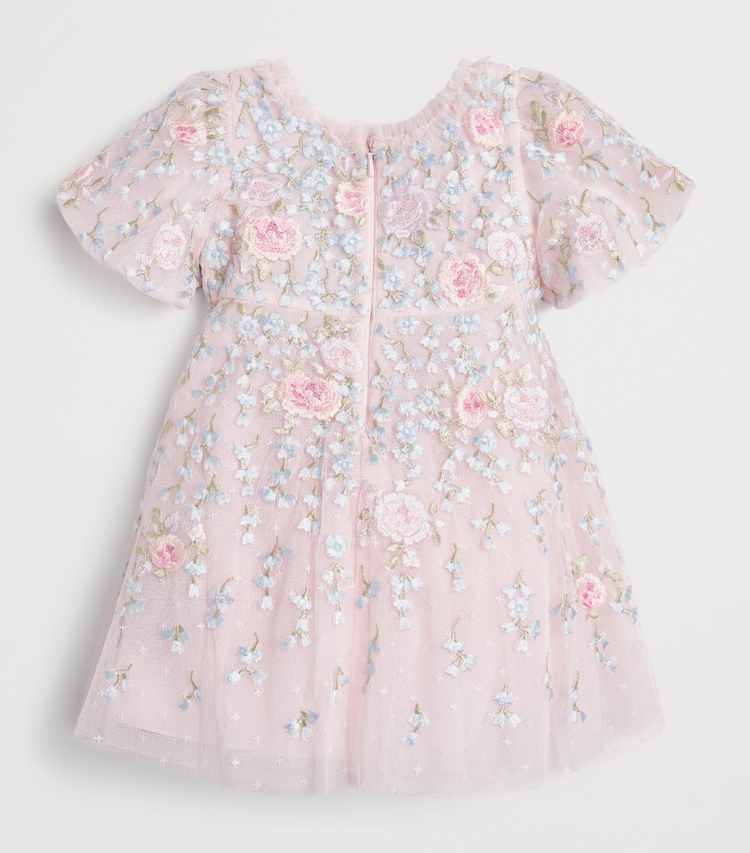 Tulle Embroidered Cressida Dress (6-24 Months) PMUPEONY PINK/MULTI Image 2