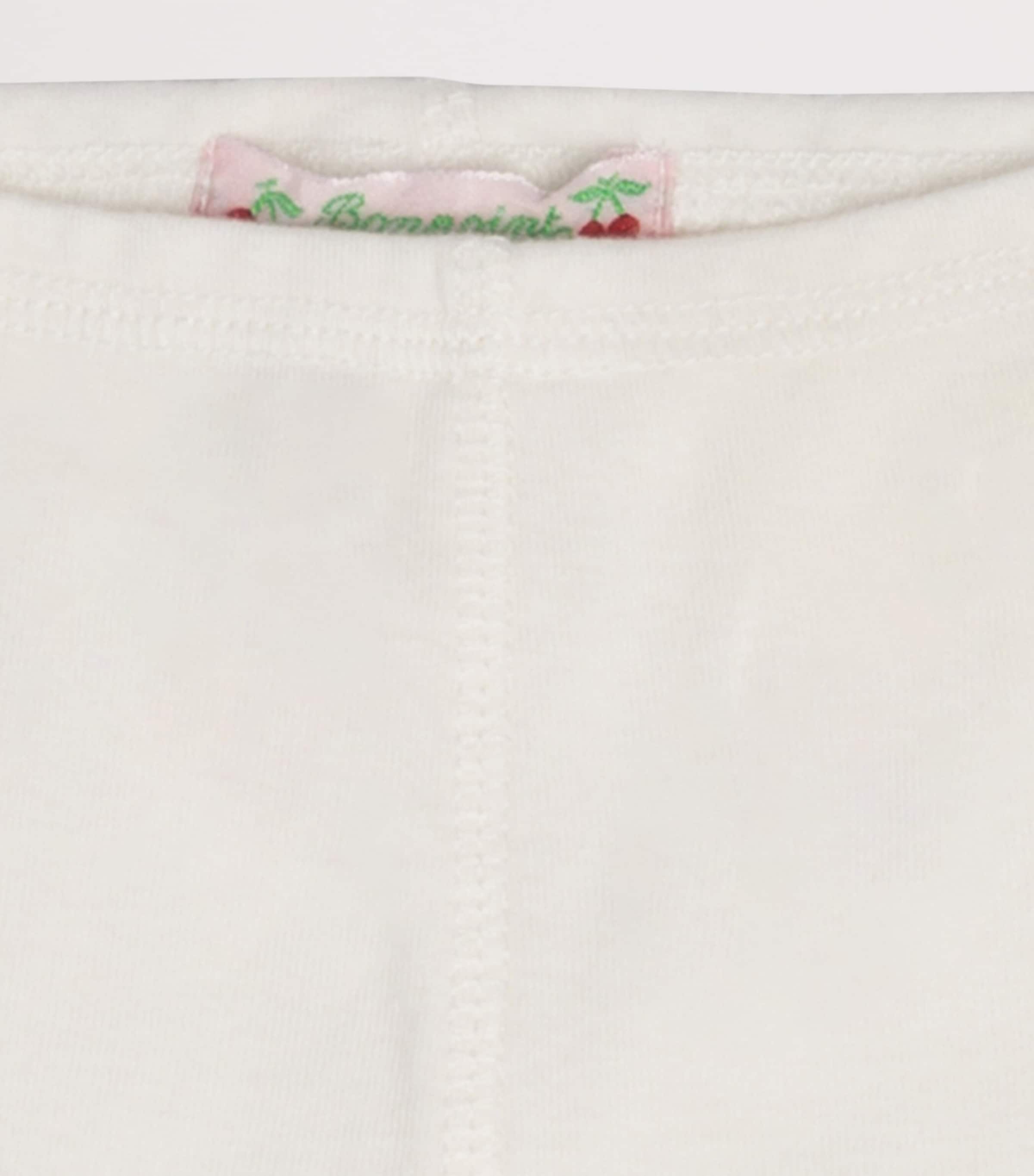 Bonpoint Cotton Leggings (1-36 Months) Blanc Lait Image 3