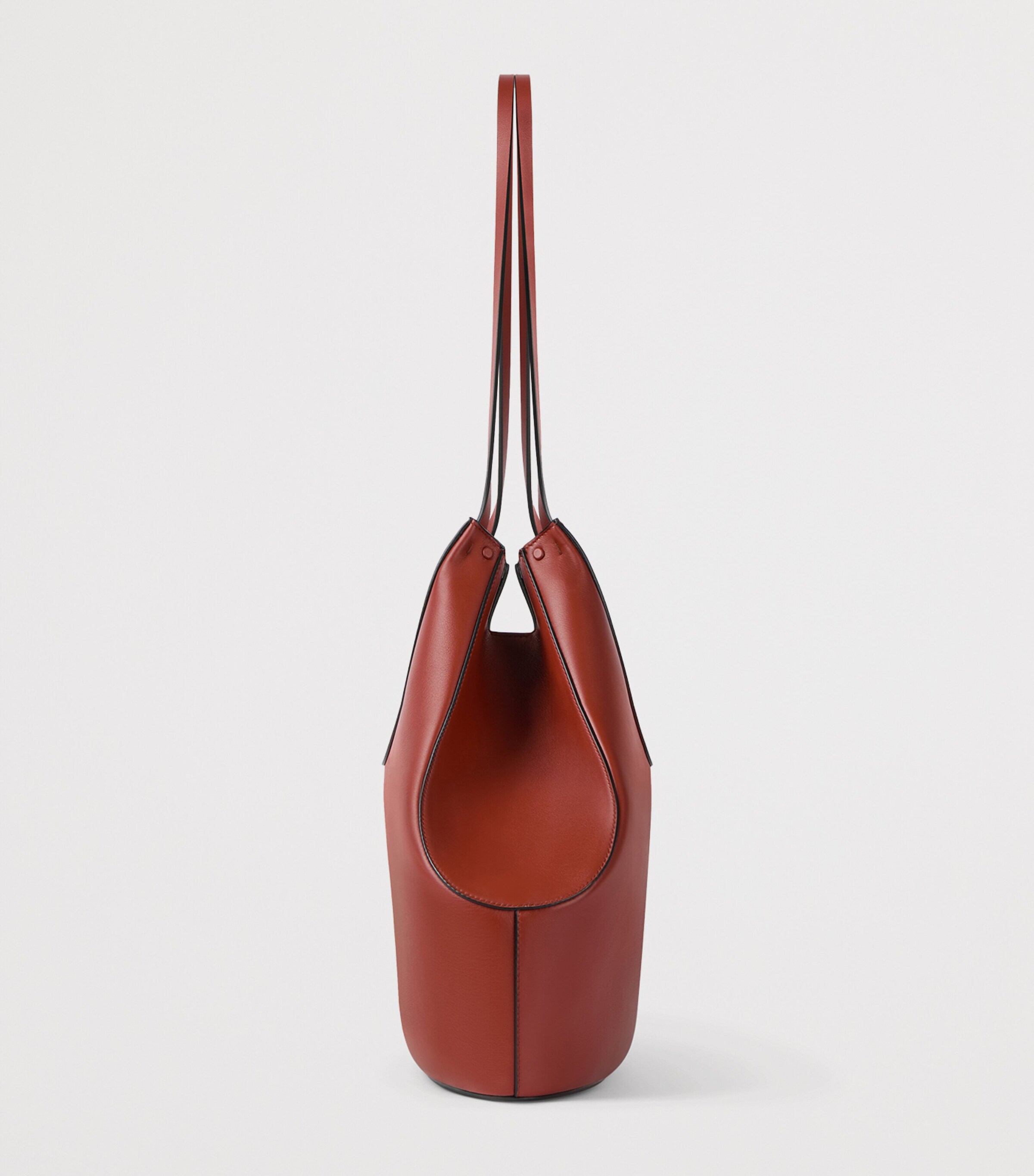 Givenchy Medium Leather Facet Shoulder Bag Terracotta Image 3