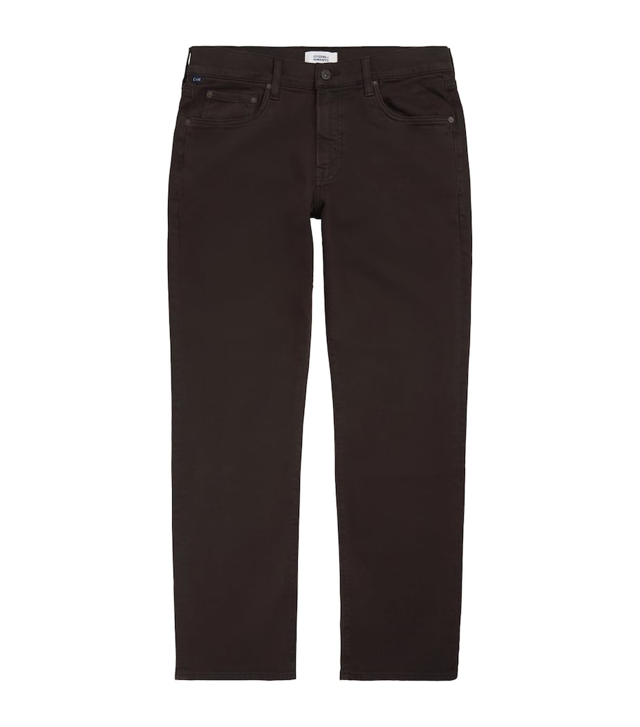 Citizens of Humanity Mens Elijah Straight Jeans Tobacco Image 1