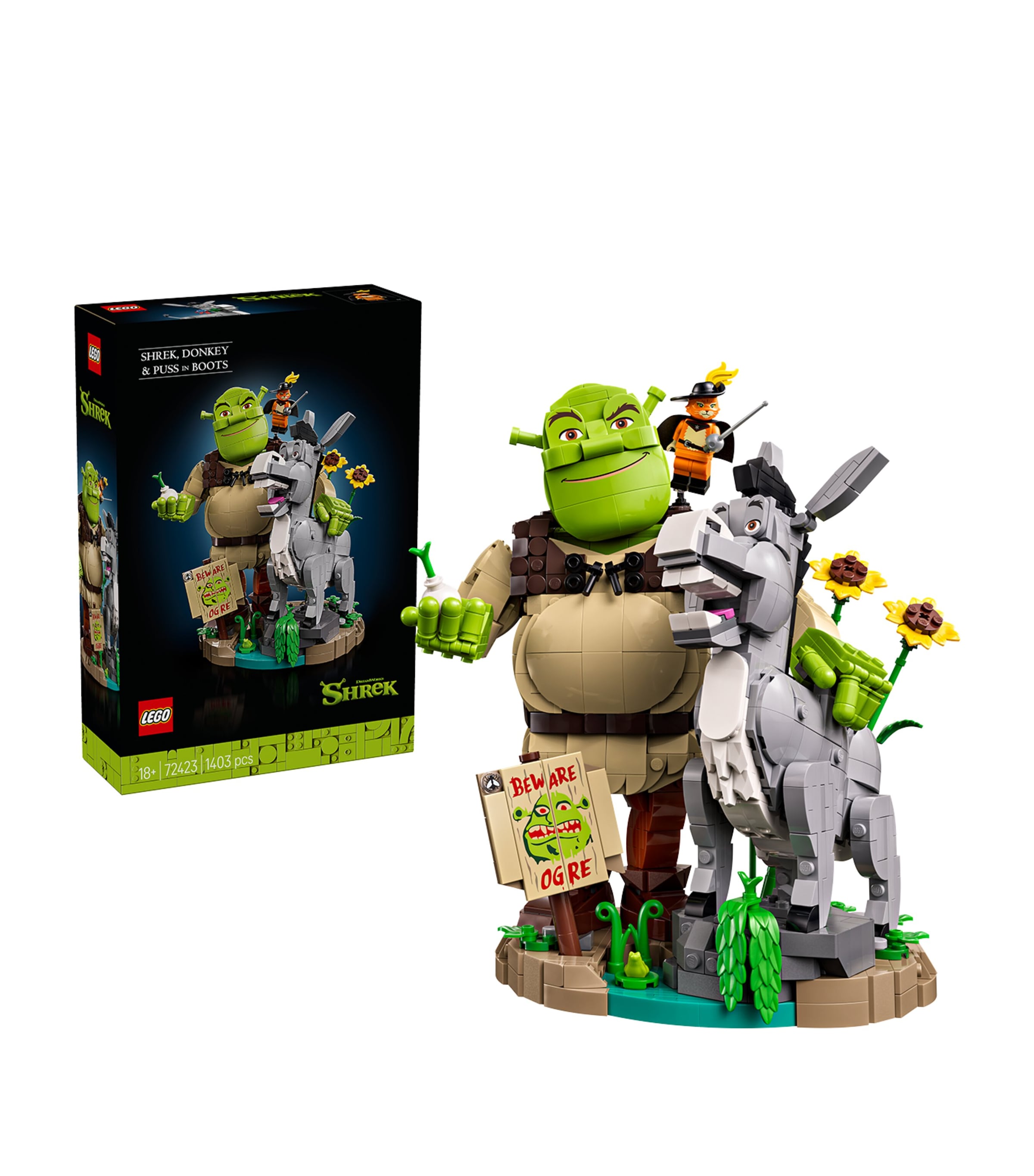 Lego Shrek, Donkey & Puss in Boots Set 72423 Image 1
