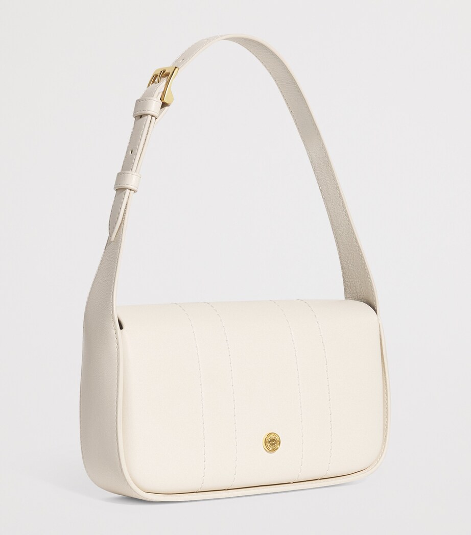 Harrods Leather Baguette Bag Birch Image 3