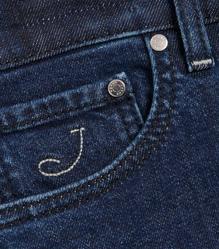 Stretch-Cotton Sean Relaxed Jeans 100D Image 5