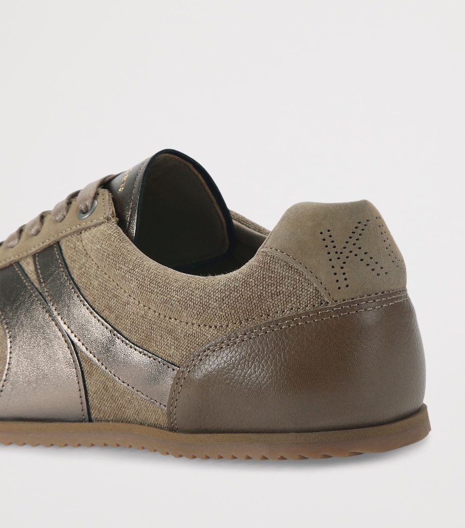Leather Eldon Sneakers TAUPE Image 2