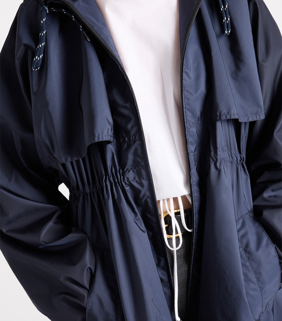 Re-Nylon Longline Rain Coat F0AA7 Image 4