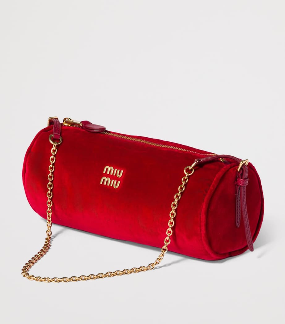 Velvet Logo Pouch F0011 Image 4