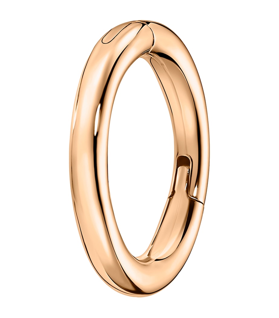 Gold Single Hoop Earring (5mm) ROSE GOLD Image 1
