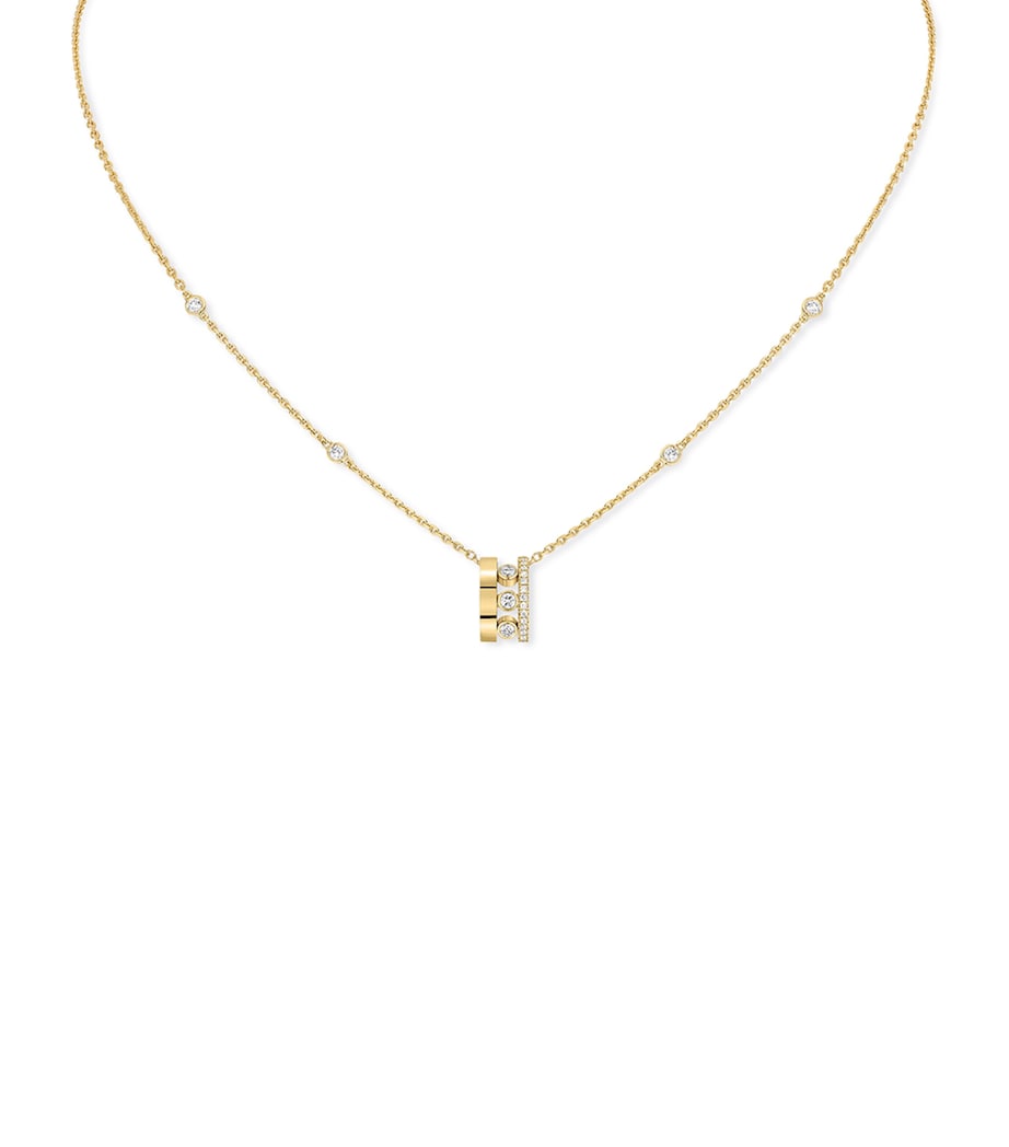 Yellow Gold and Diamond Move Romane Necklace YELLOW GOLD Image 1