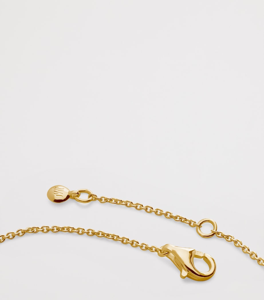 Gold Vermeil and Diamond Heart Chain Bracelet 18K GOLD VERMEIL Image 3