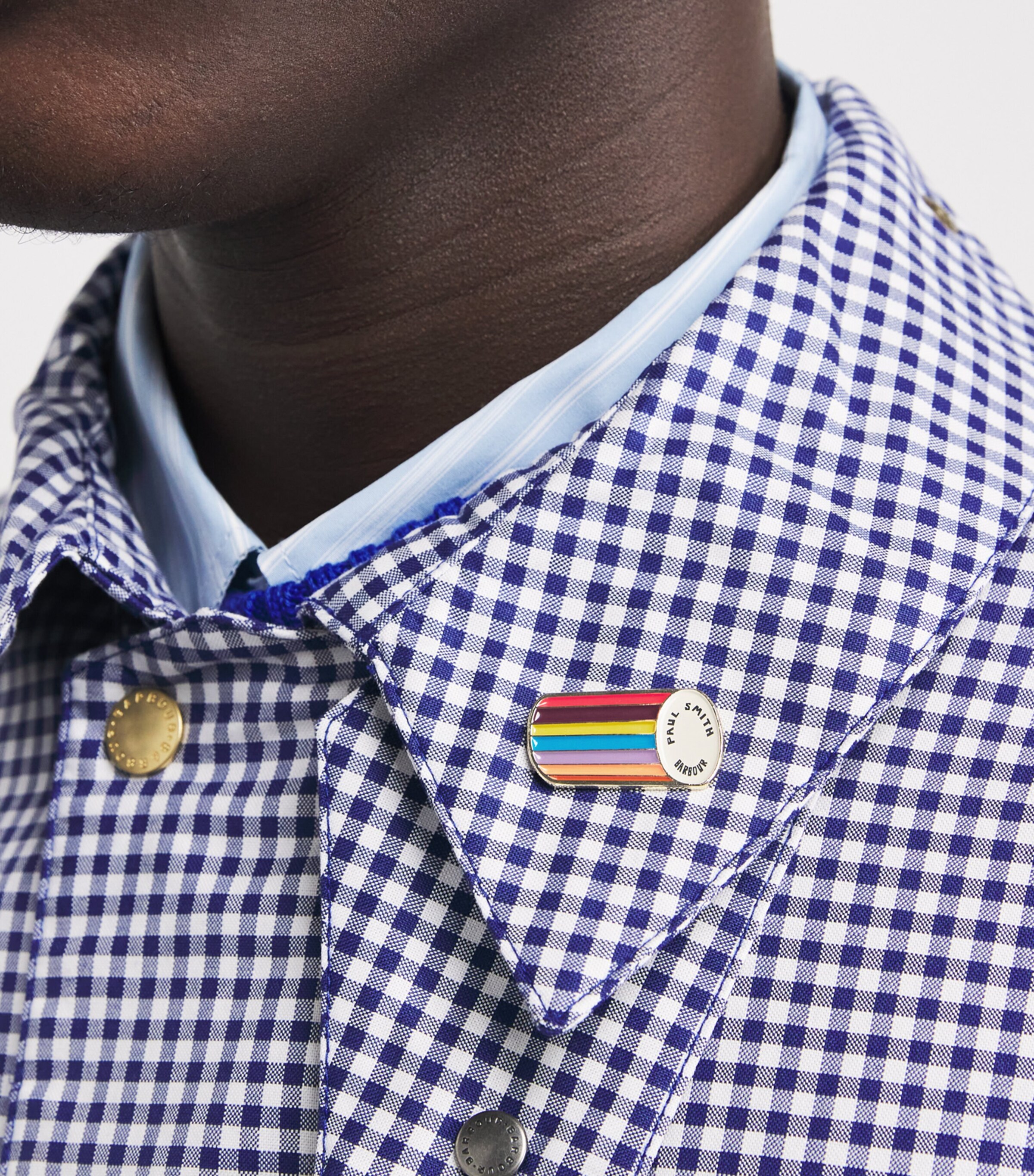 Barbour x Paul Smith Stick of Rock Brooch Image 2