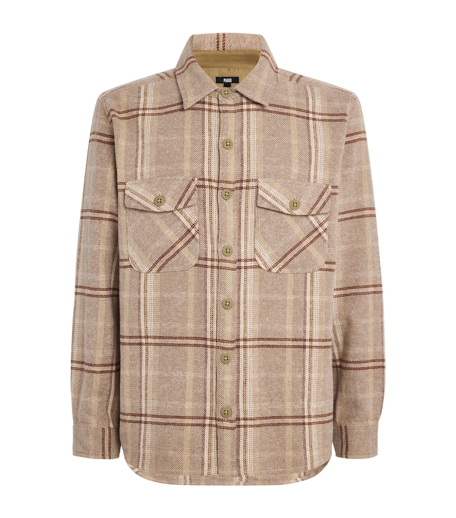 Cotton Seymore Overshirt RUSTIC PLAID Image 1
