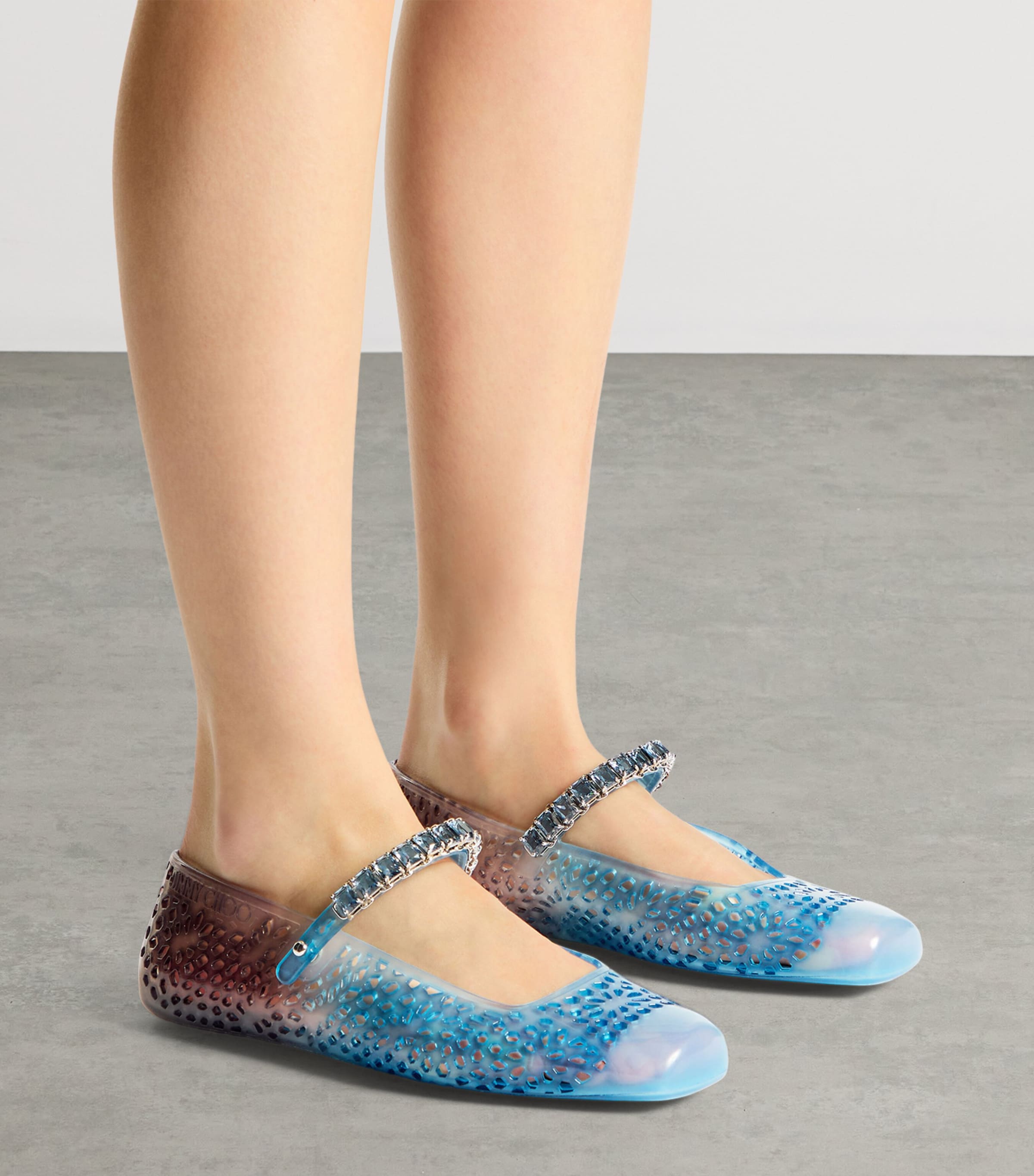 Jimmy Choo The Jelly Ballet Flats Denim/denim Image 2
