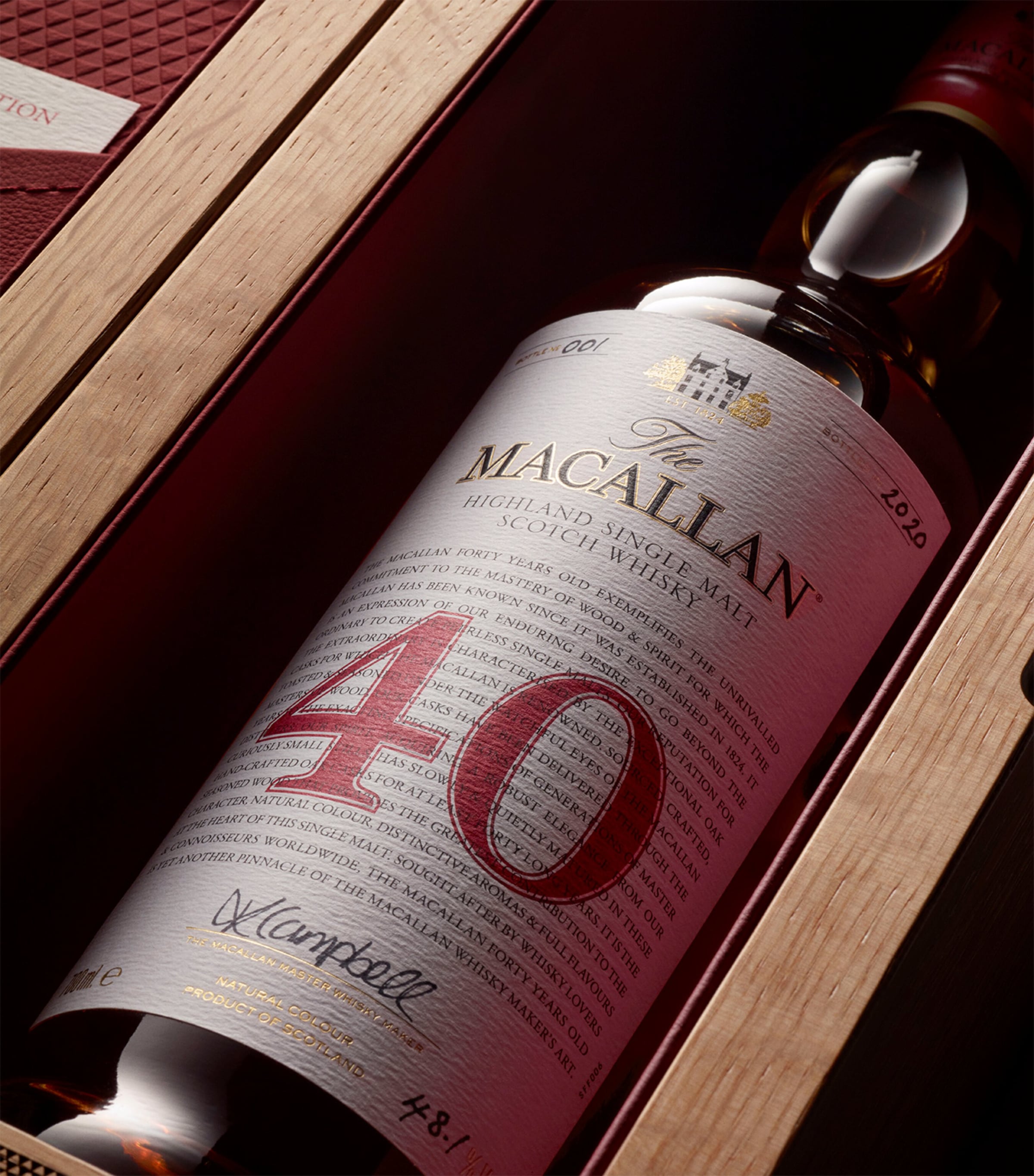 40-Year-Old The Red Collection Single Malt Scotch Whisky (70cl) NO COLOUR Image 2