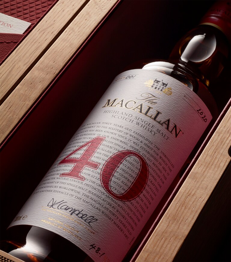 The Macallan 40-Year-Old The Red Collection Single Malt Scotch Whisky ...