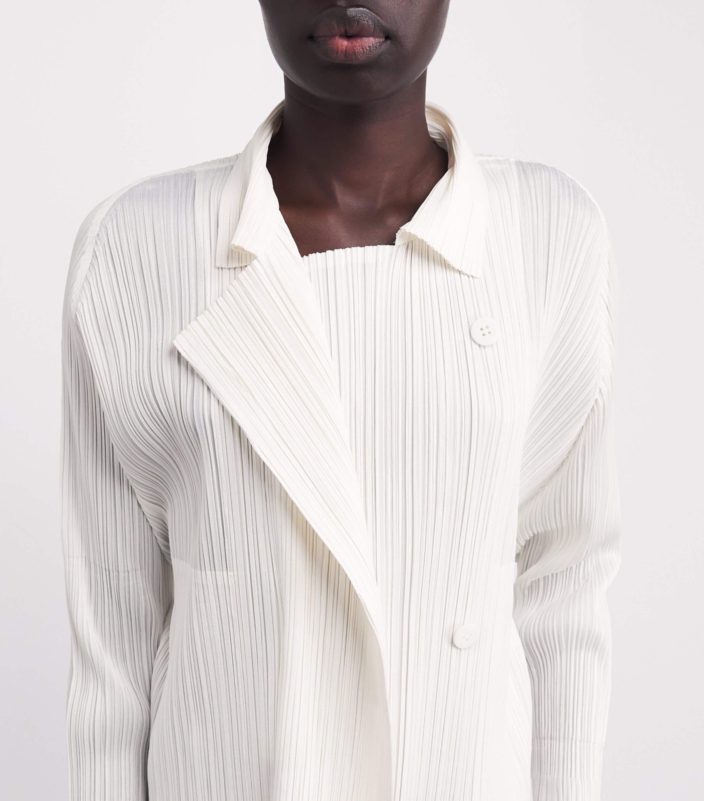 Pleats Please Issey Miyake Womens February Monthly Colours Jacket White Image 3