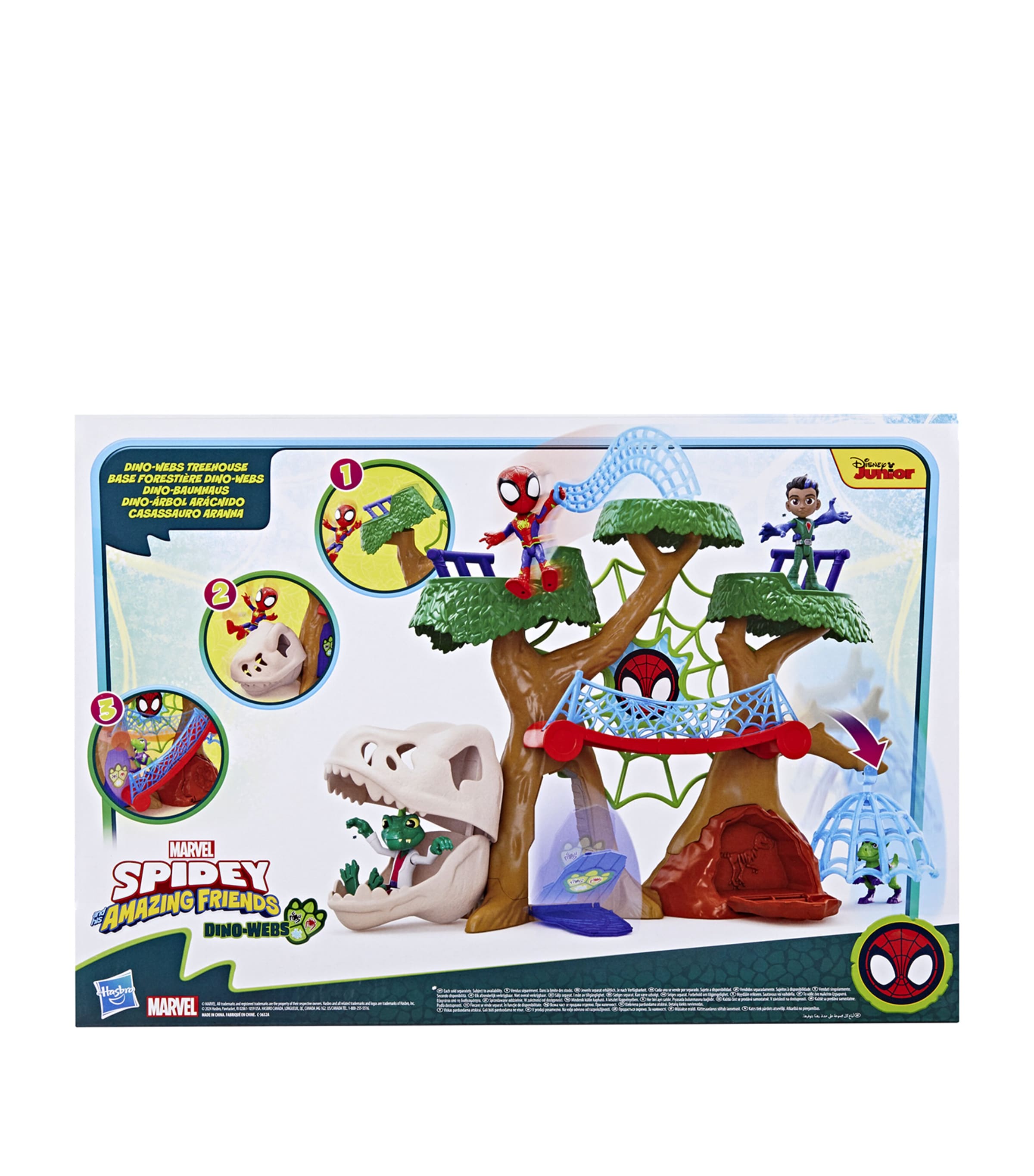 Marvel Marvel Spidey and His Amazing Friends Dino-Webs Treehouse Image 3
