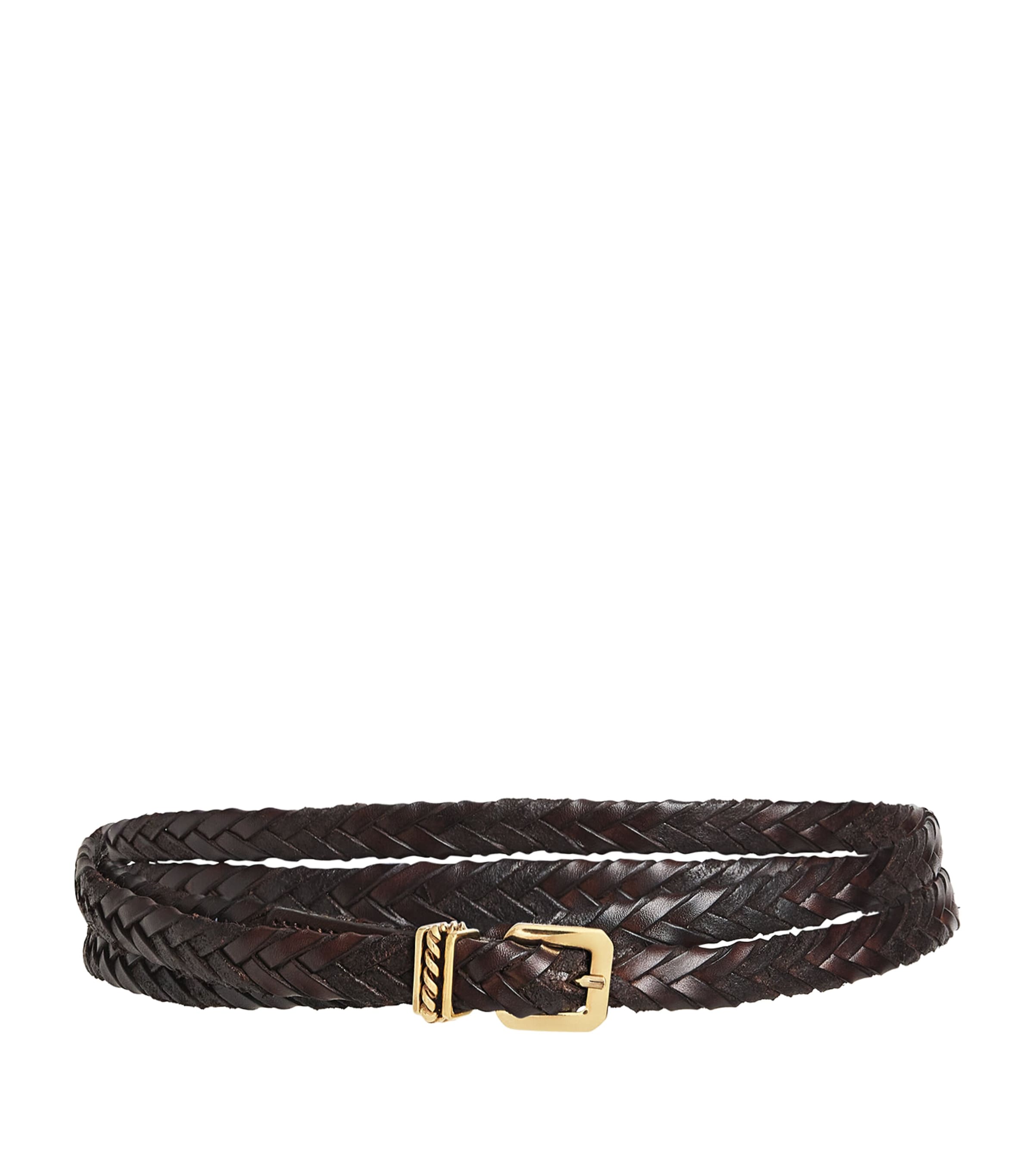 Calfskin Braided Belt M0696 Image 1