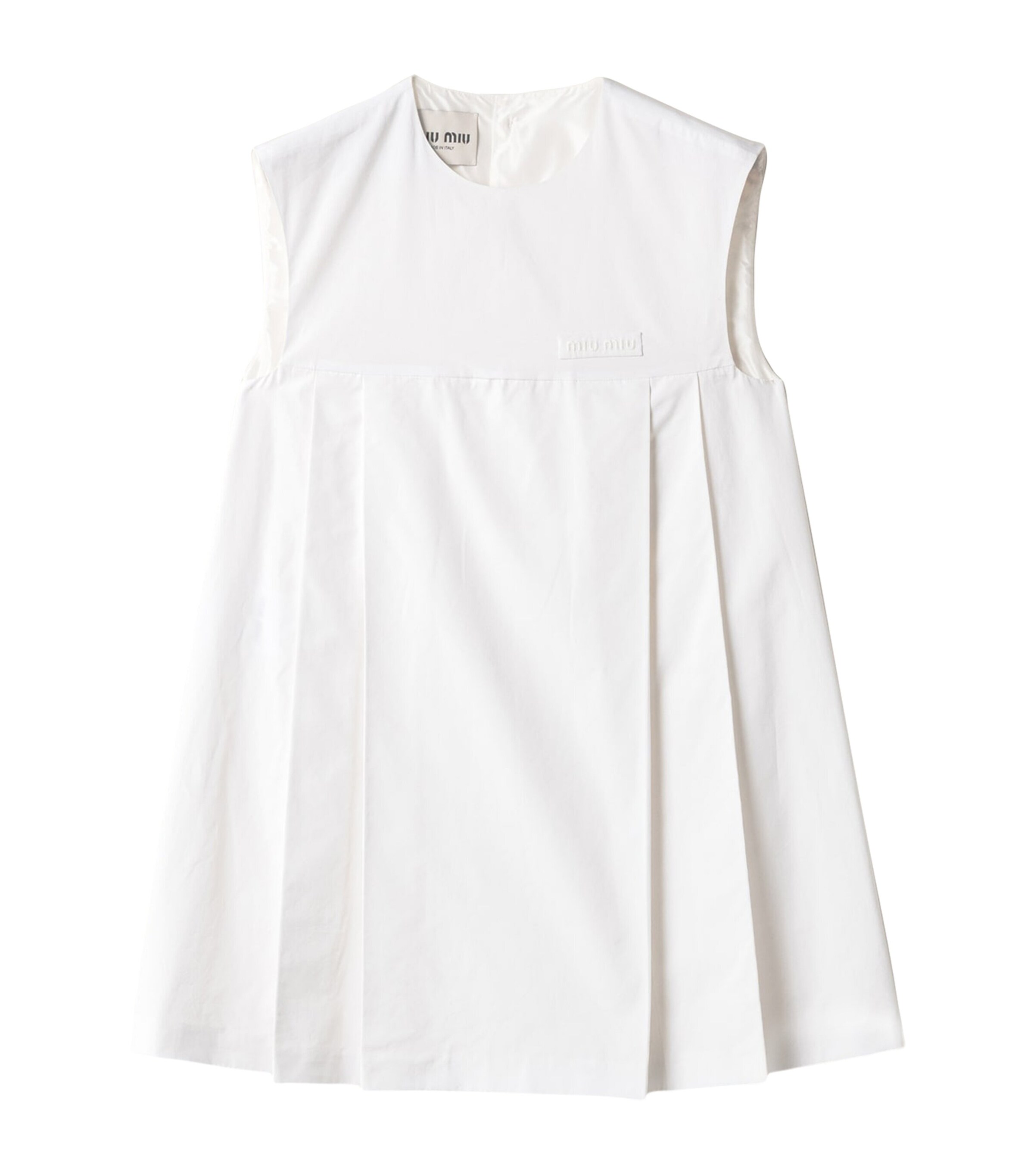 Miu Miu Womens Poplin Mini Dress Image 1