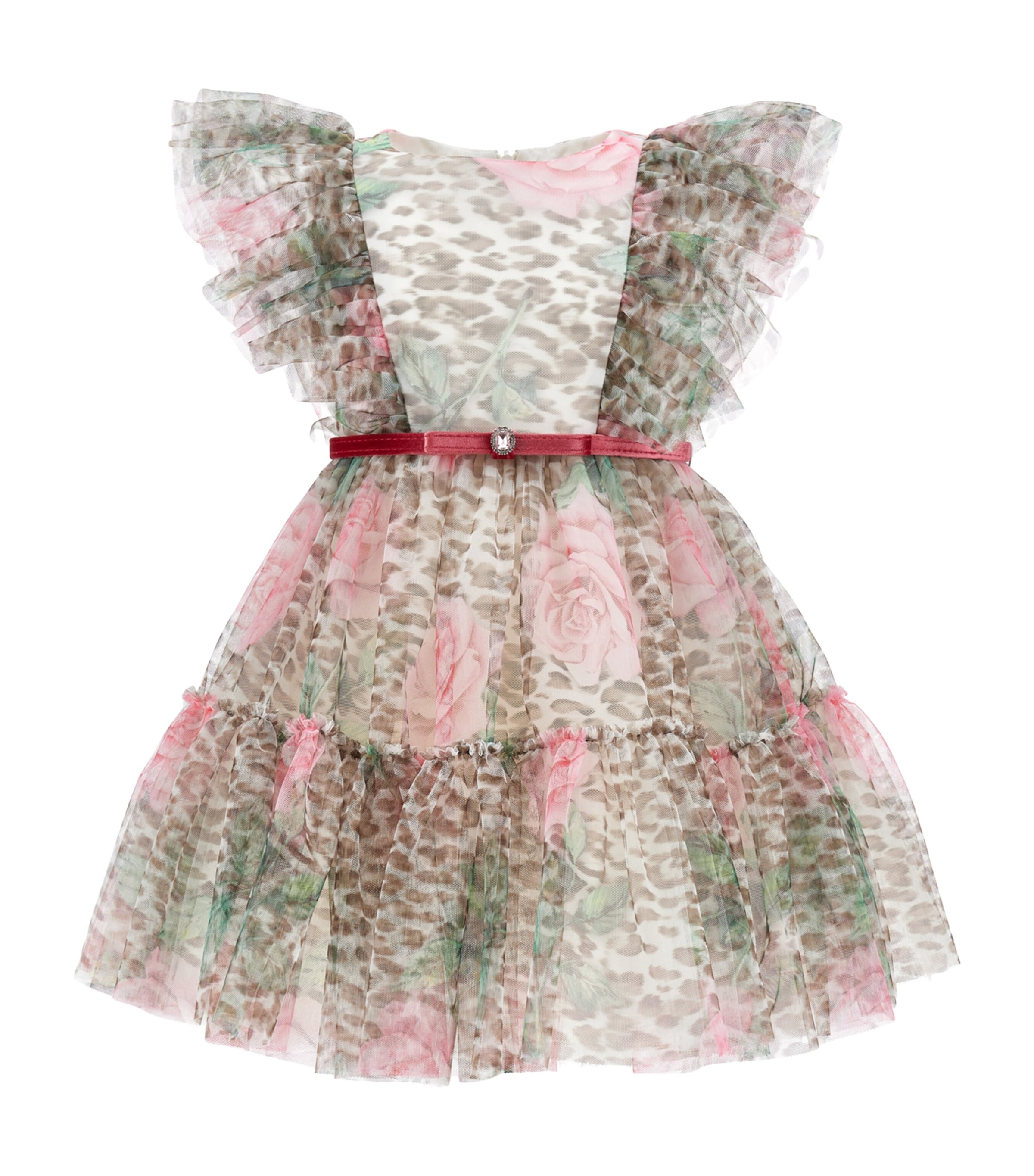 Tulle Floral Dress (2-12 Years) MACULATO Image 1