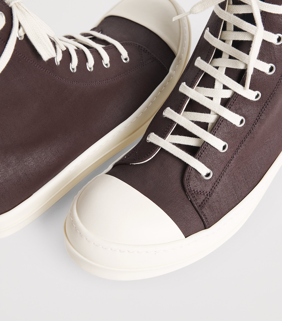 DRKSHDW Waxed Canvas High-Top Sneakers SCAB WAX/MILK/43X11 Image 7