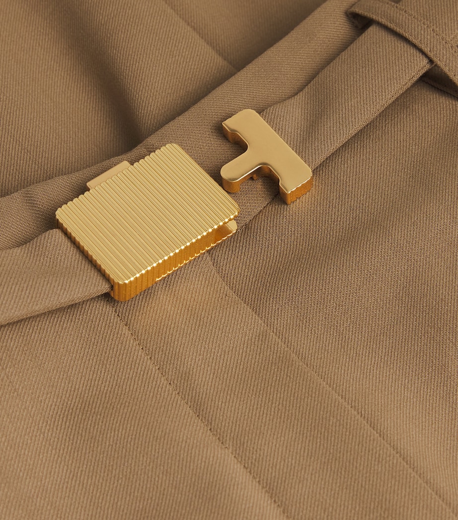 Balsam Relaxed Pleated Trousers L80 CAMEL Image 5