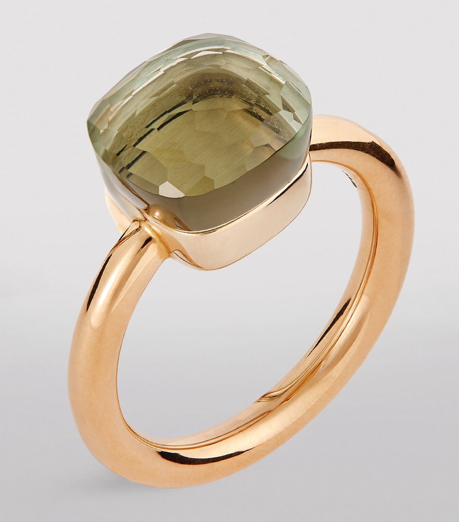 Mixed Gold and Prasiolite Nudo Classic Ring 000PA Image 2