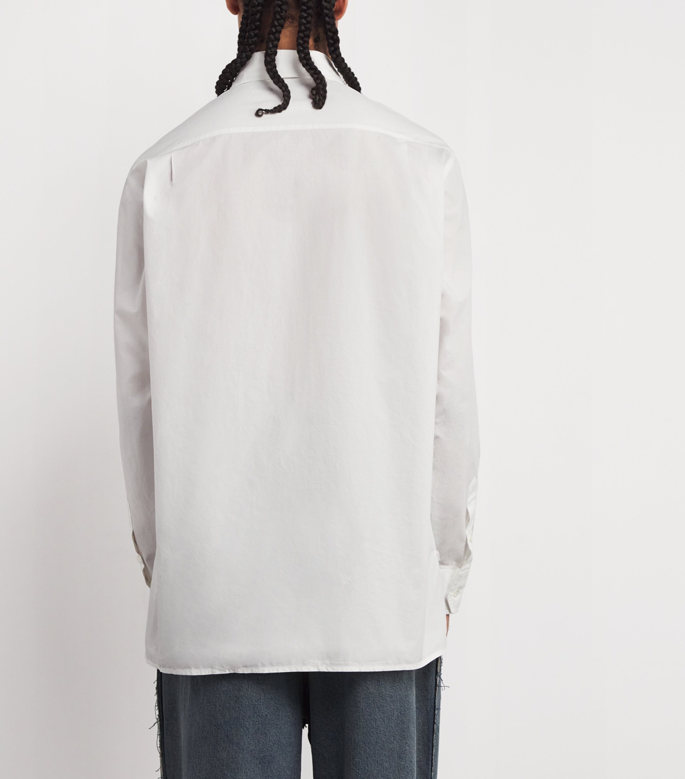 MM6 Maison Margiela White Cotton Poplin Star Shirt | Harrods US