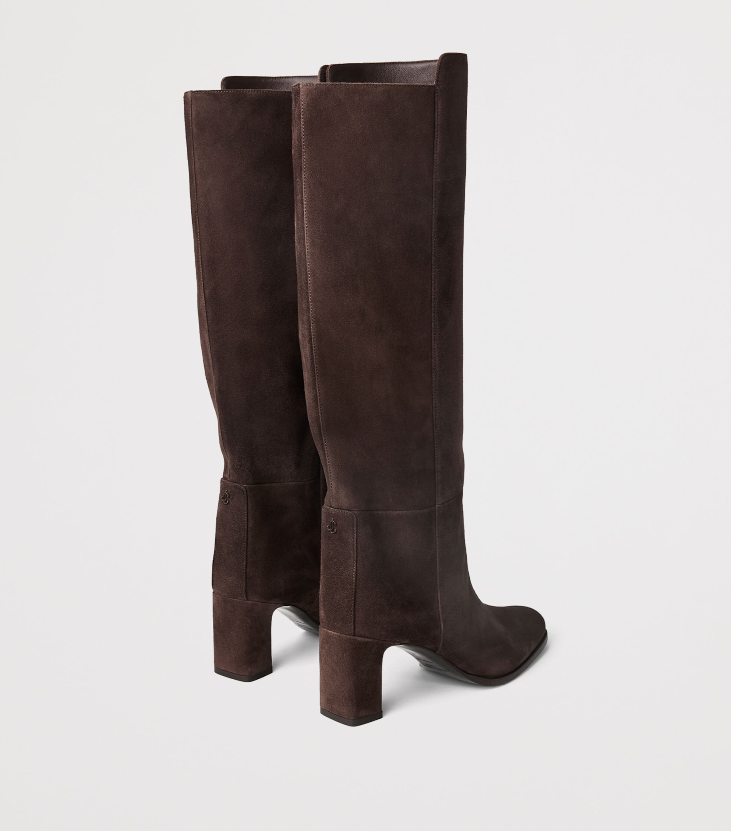 Jimmy Choo Womens Caly 65 Suede Knee-High Boots Chocolate Image 3
