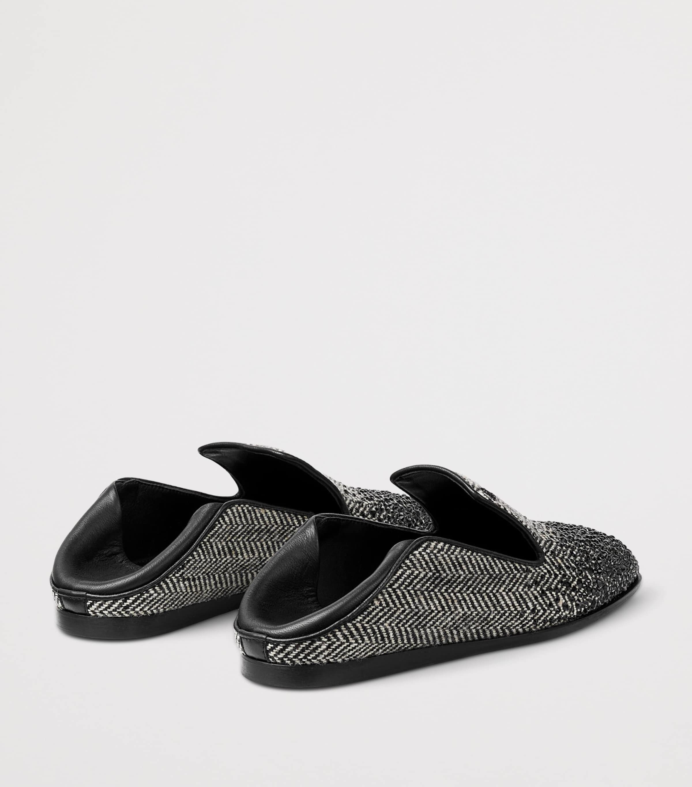 Jimmy Choo Eliot Crystal-Embellished Slippers Grey/black Mix Image 4