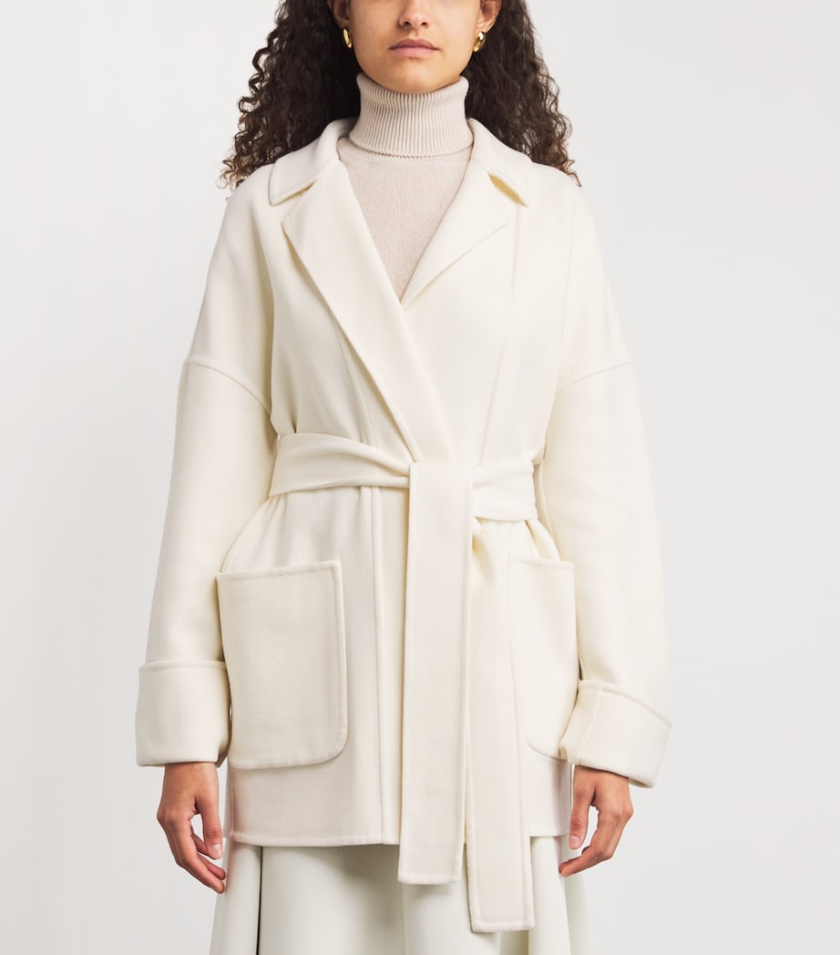 Wool Reversible Wrap Coat BIANCO E BIANCO Image 3