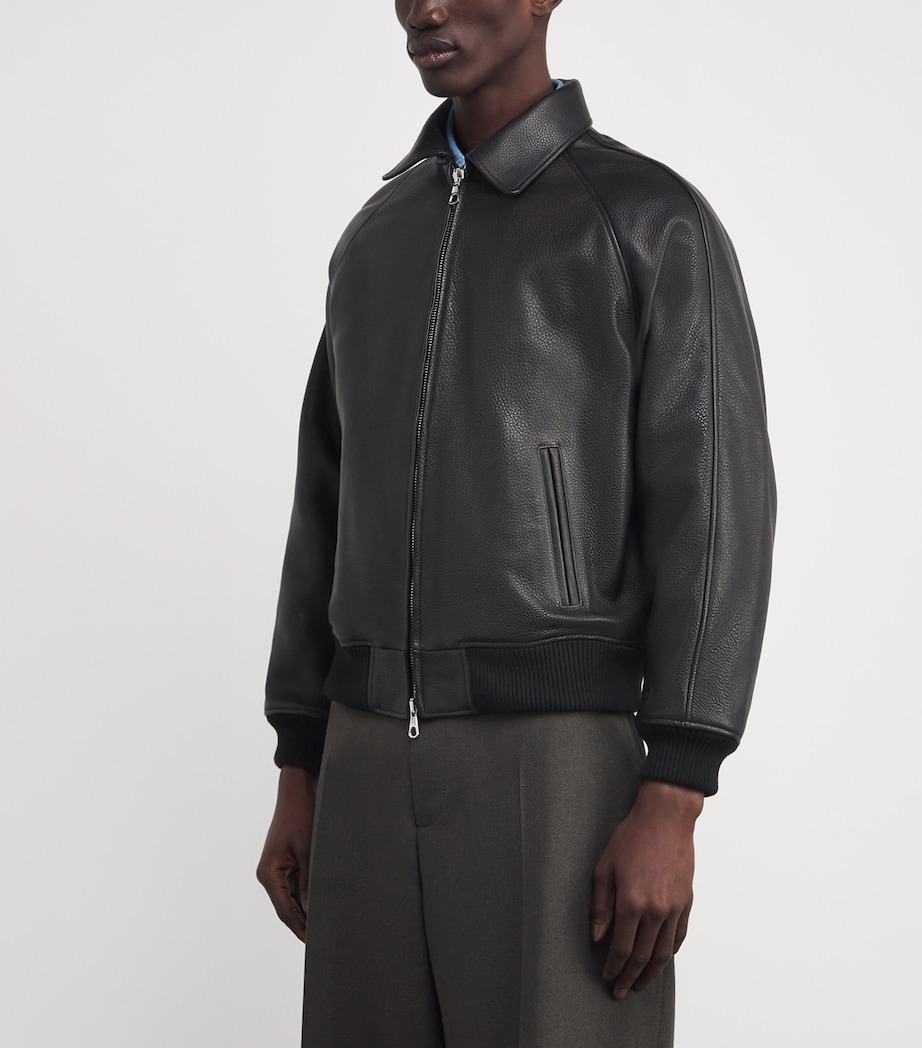 Senna Leather Jacket BLACK Image 3