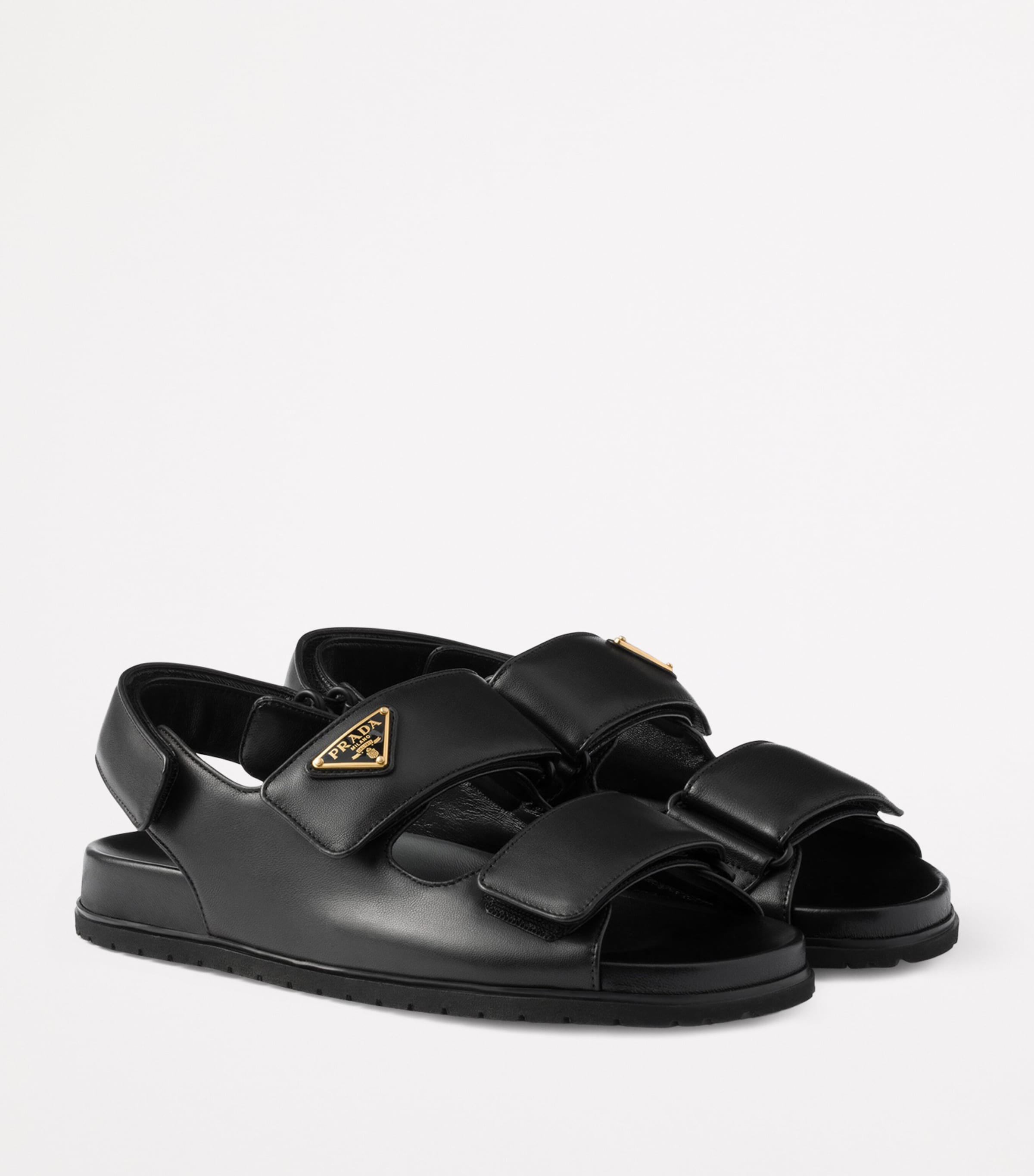 Prada Nappa Leather Slingback Sandals | Harrods UK