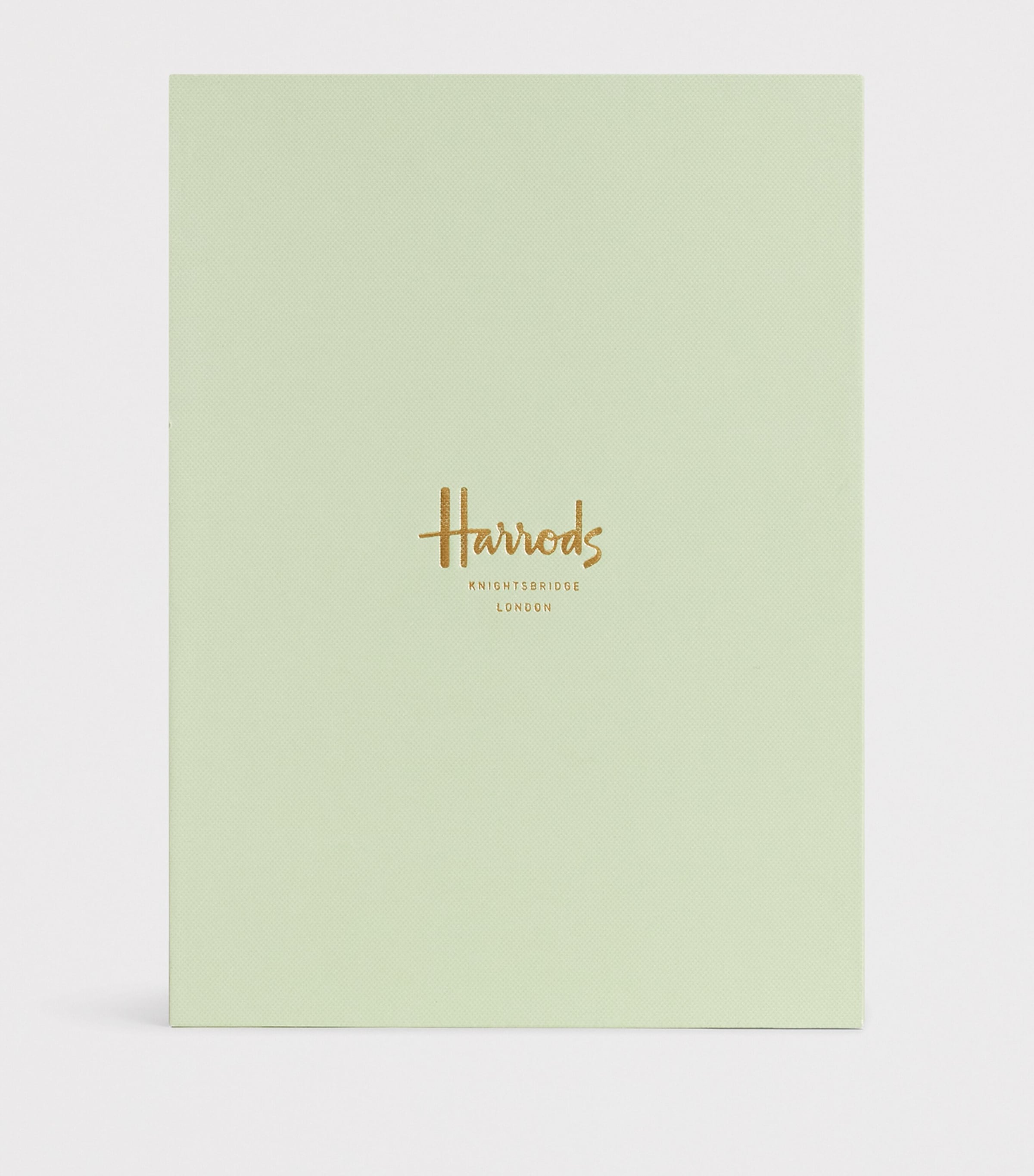 Harrods Leather A5 Notebook Black Image 3