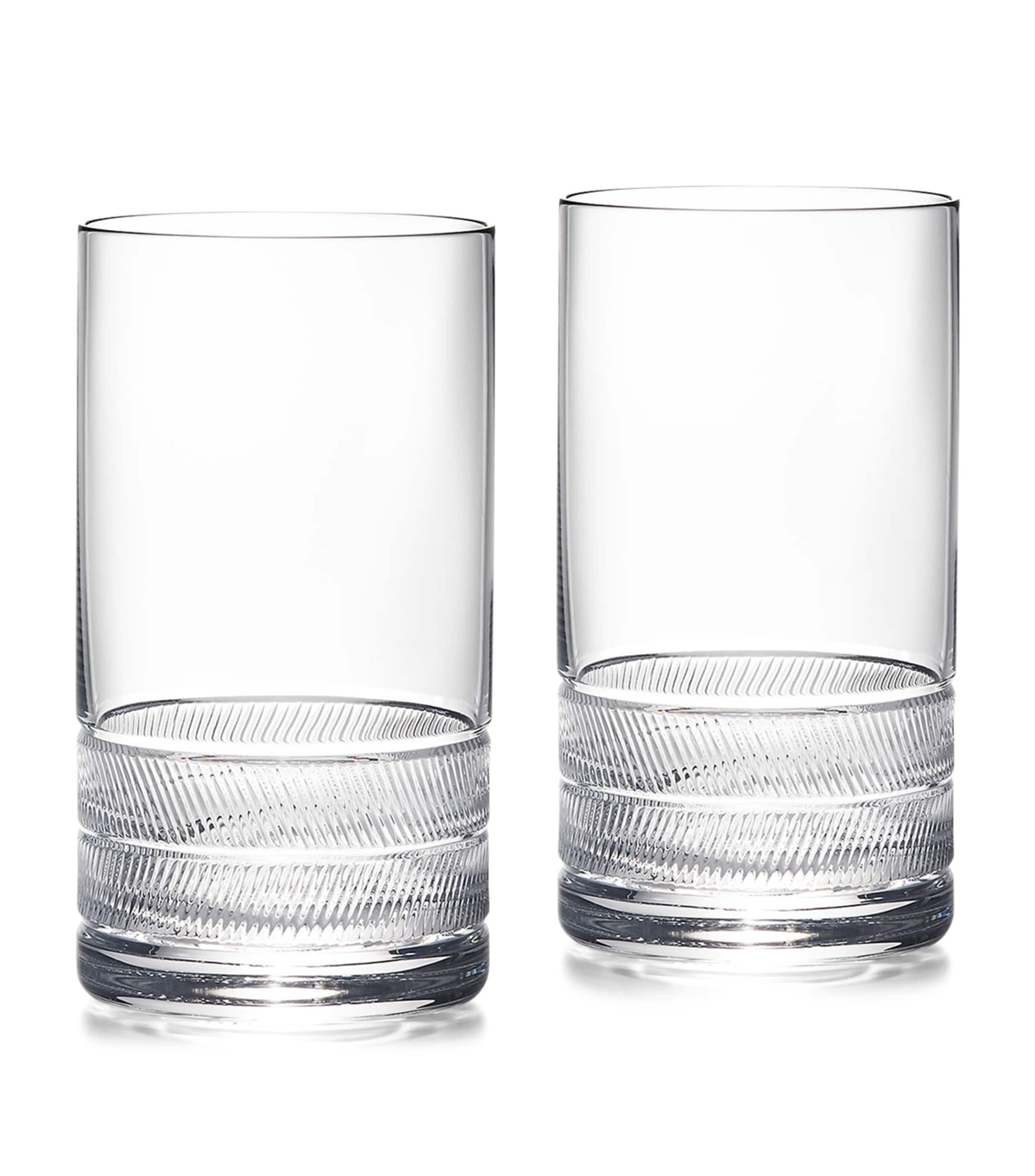 Polo Ralph Lauren Set Of 2 Remy Highball Glasses In Clear