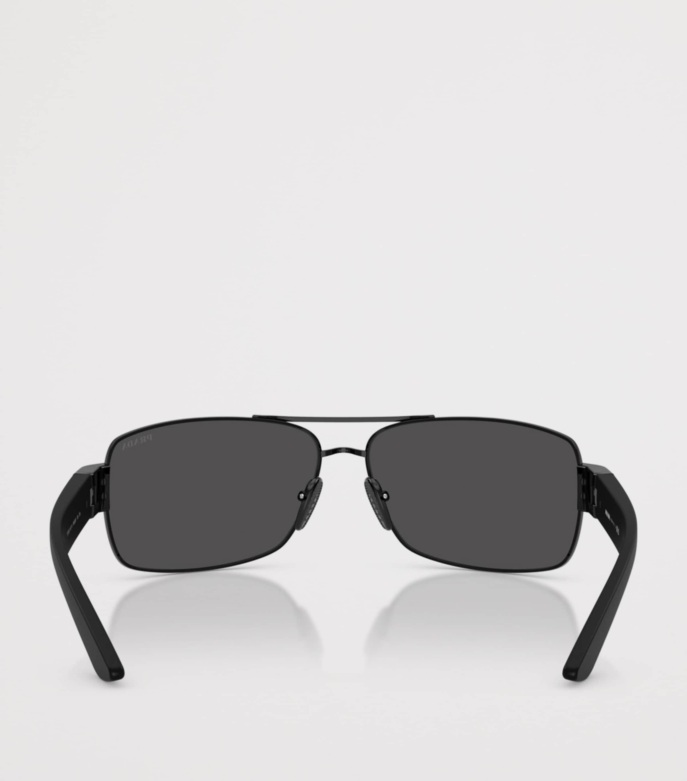Prada Linea Rossa Metal PR B52S Sunglasses Black Image 4