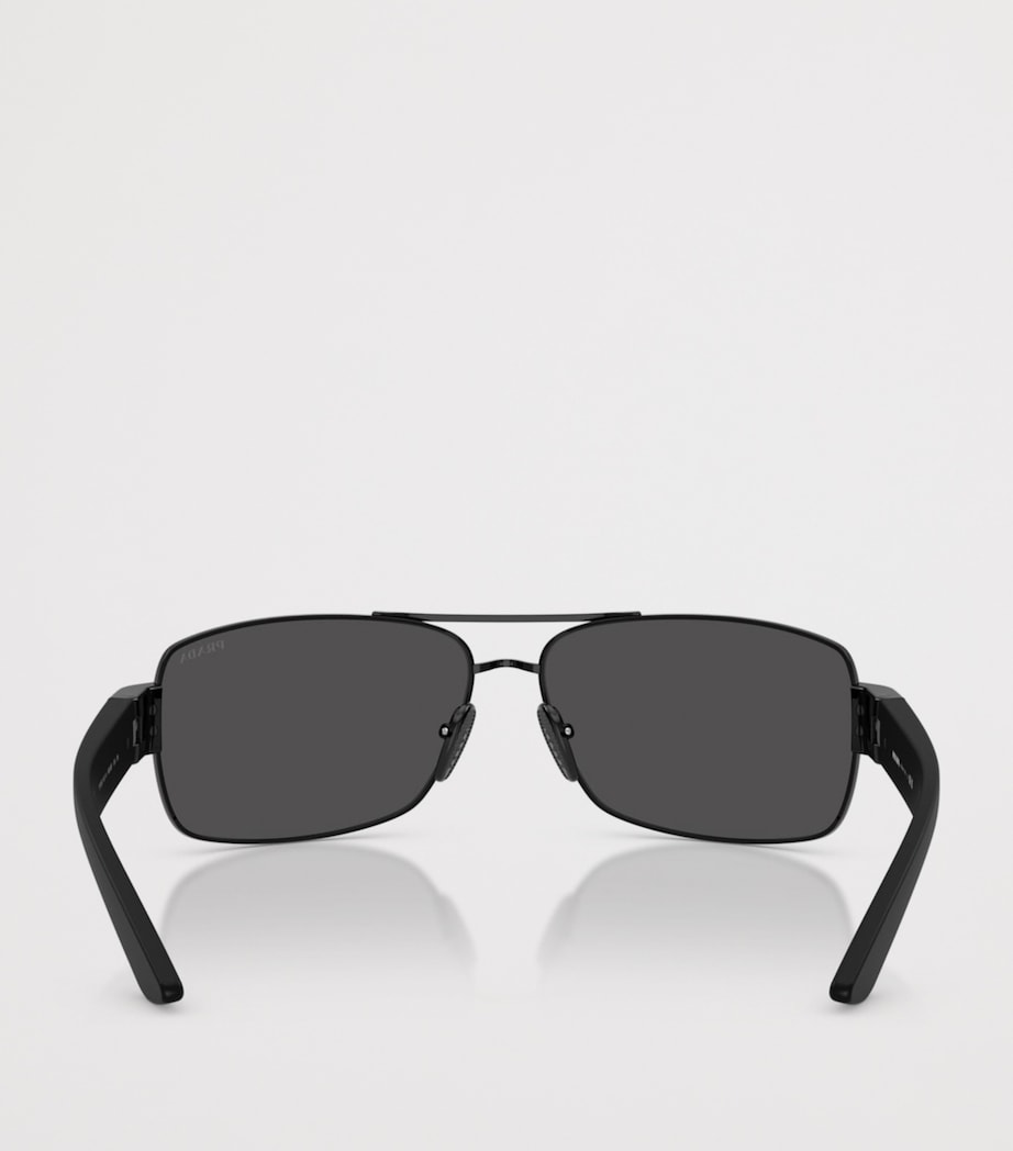 Prada Linea Rossa Metal PR B52S Sunglasses Black Image 4