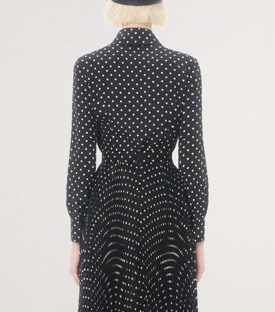 Valentino Womens Silk Polka Dot Shirt Image 4