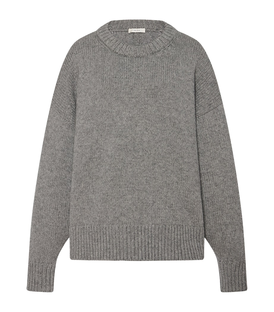 Ophelia Wool-Cashmere Sweater GREY MELANGE Image 1