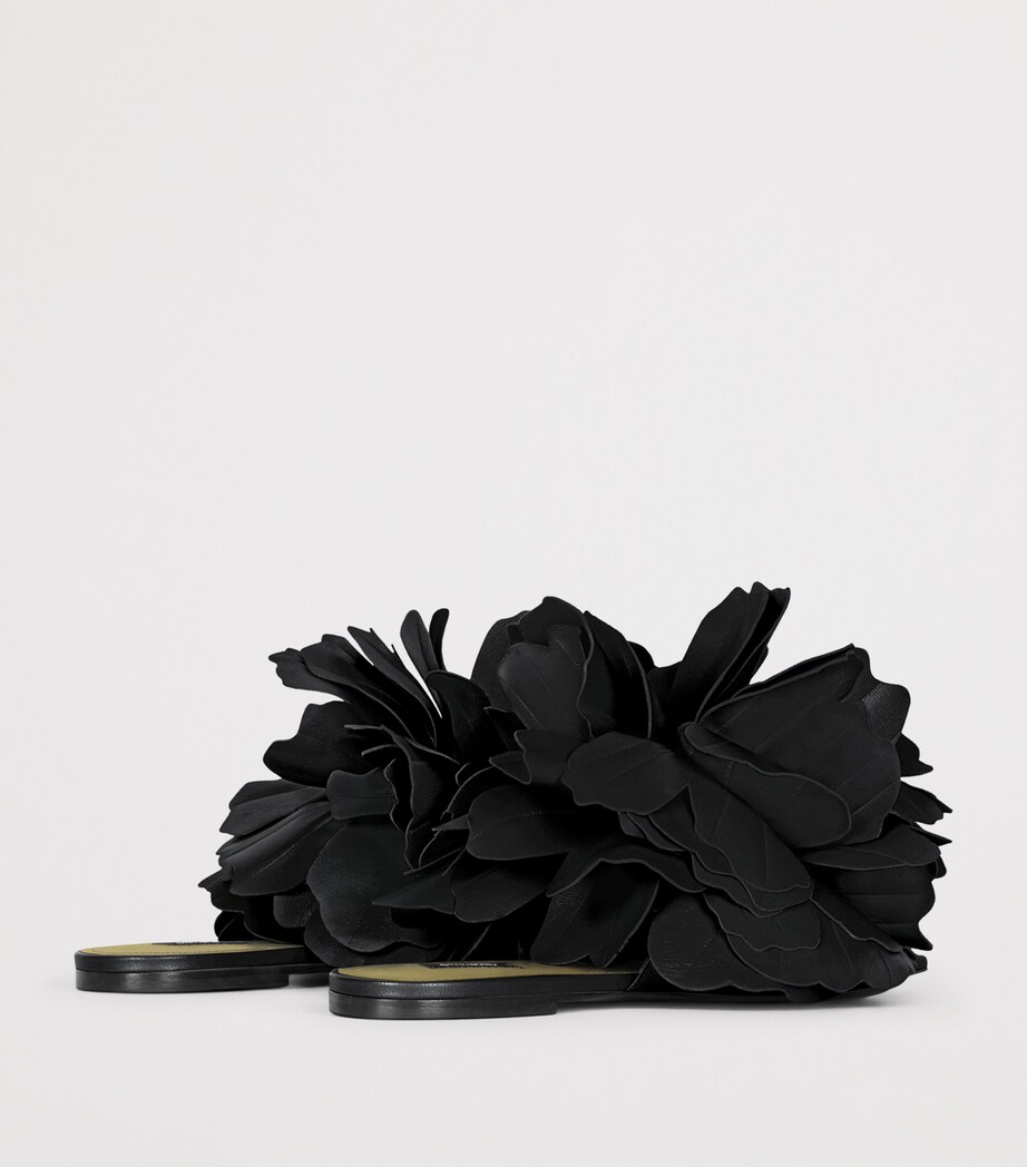 Givenchy Leather Boudoir Rose Sandals Black Image 4