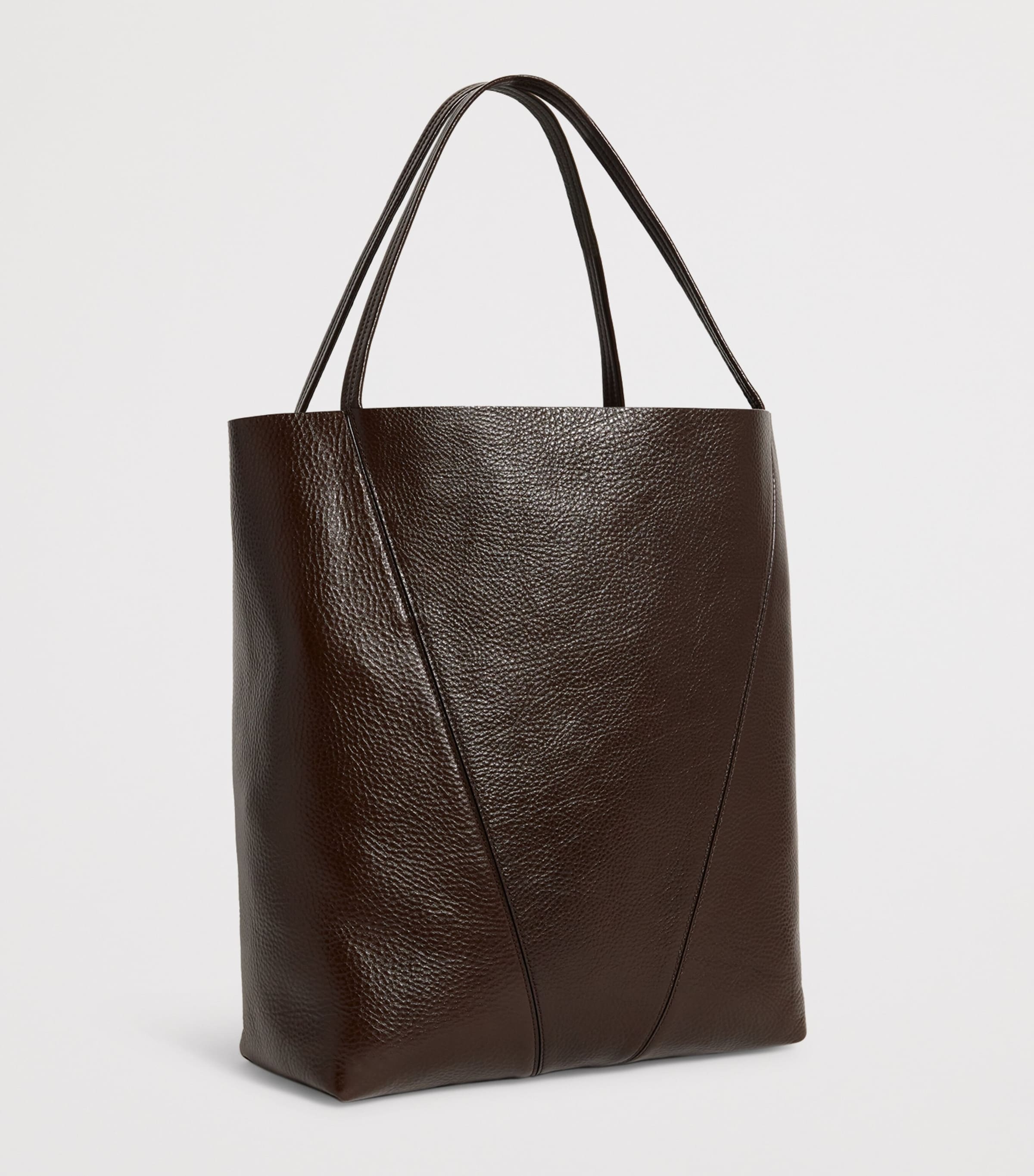 Large Calfskin Spin Tote Bag KOHL BROWN Image 3