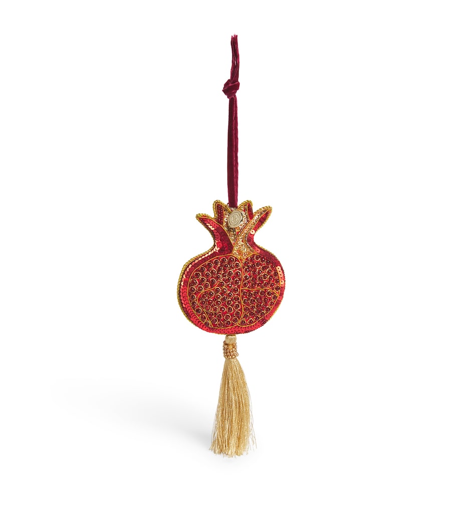 Beaded Pomegranate Tree Decoration MULTI Image 1
