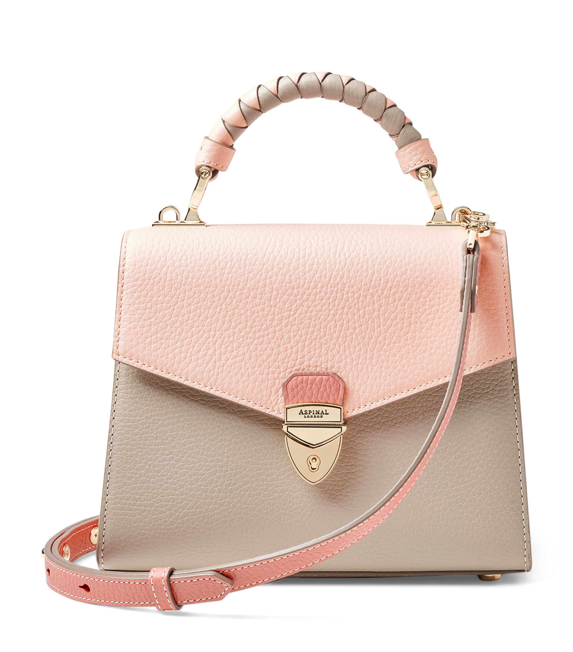 Aspinal Of London Midi Mayfair Bag In Grey