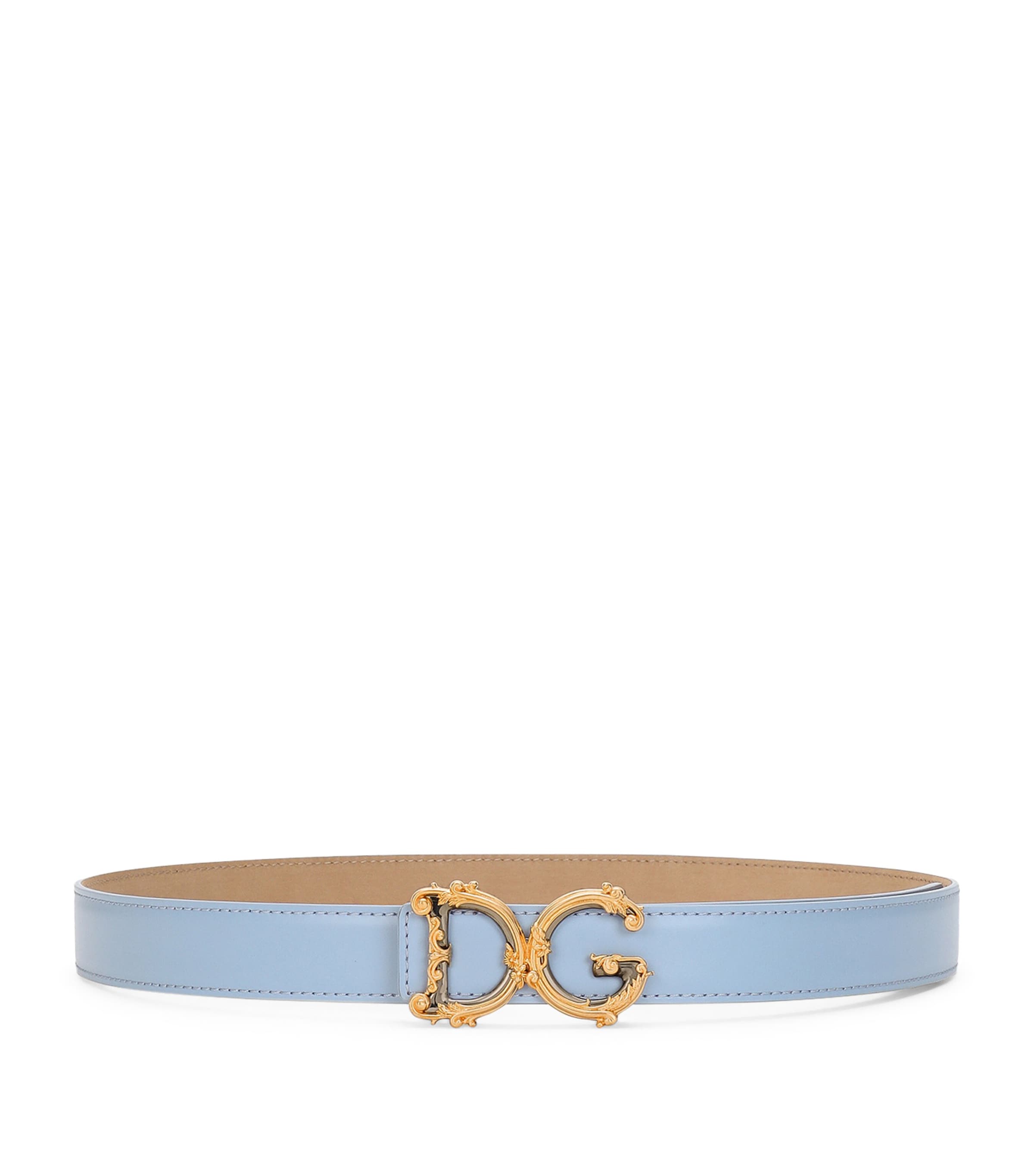 Dolce & Gabbana Calfskin Dg Girls Belt