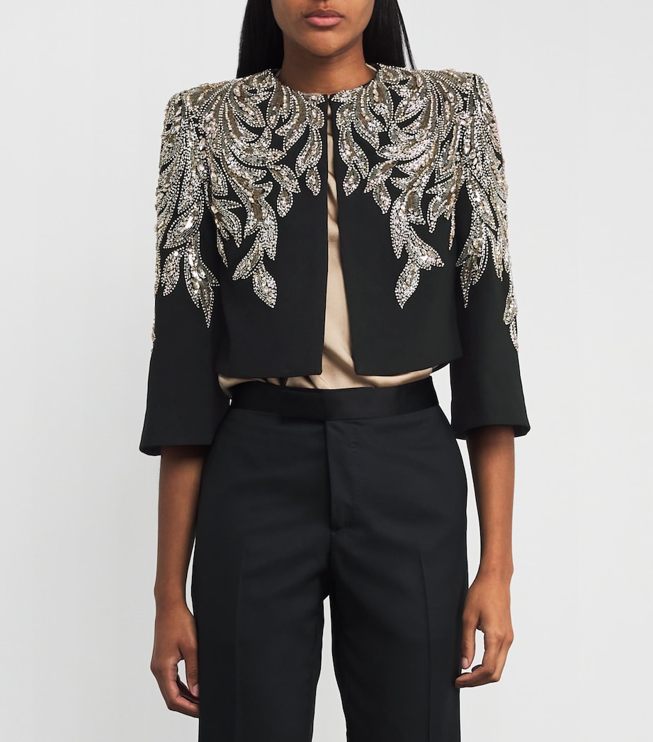 Embellished Versailles Cropped Jacket 2033 LIQURC S G BDNG Image 3