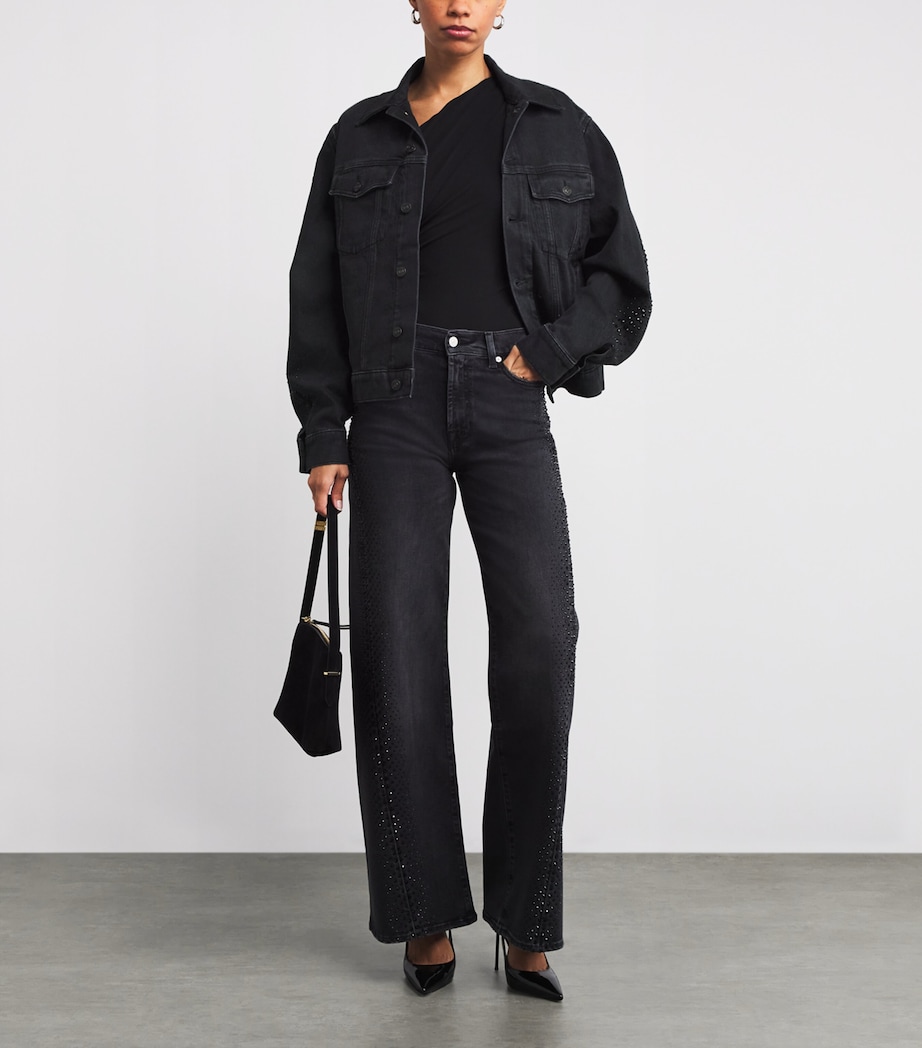 Embellished Twisted Denim Jacket THUNDER STORM Image 2