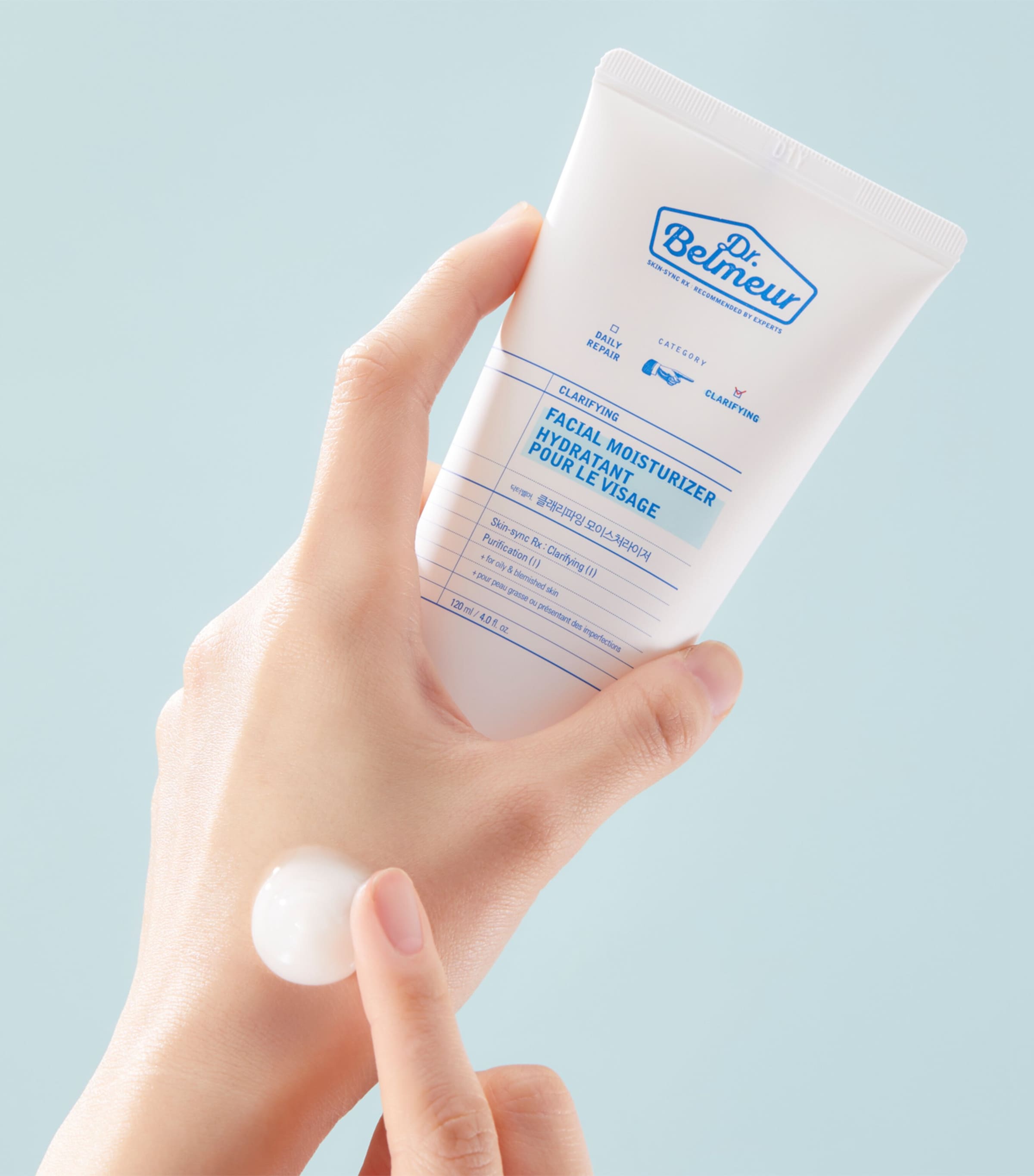 Dr. Belmeur Clarifying Facial Moisturiser (120ml) Image 5