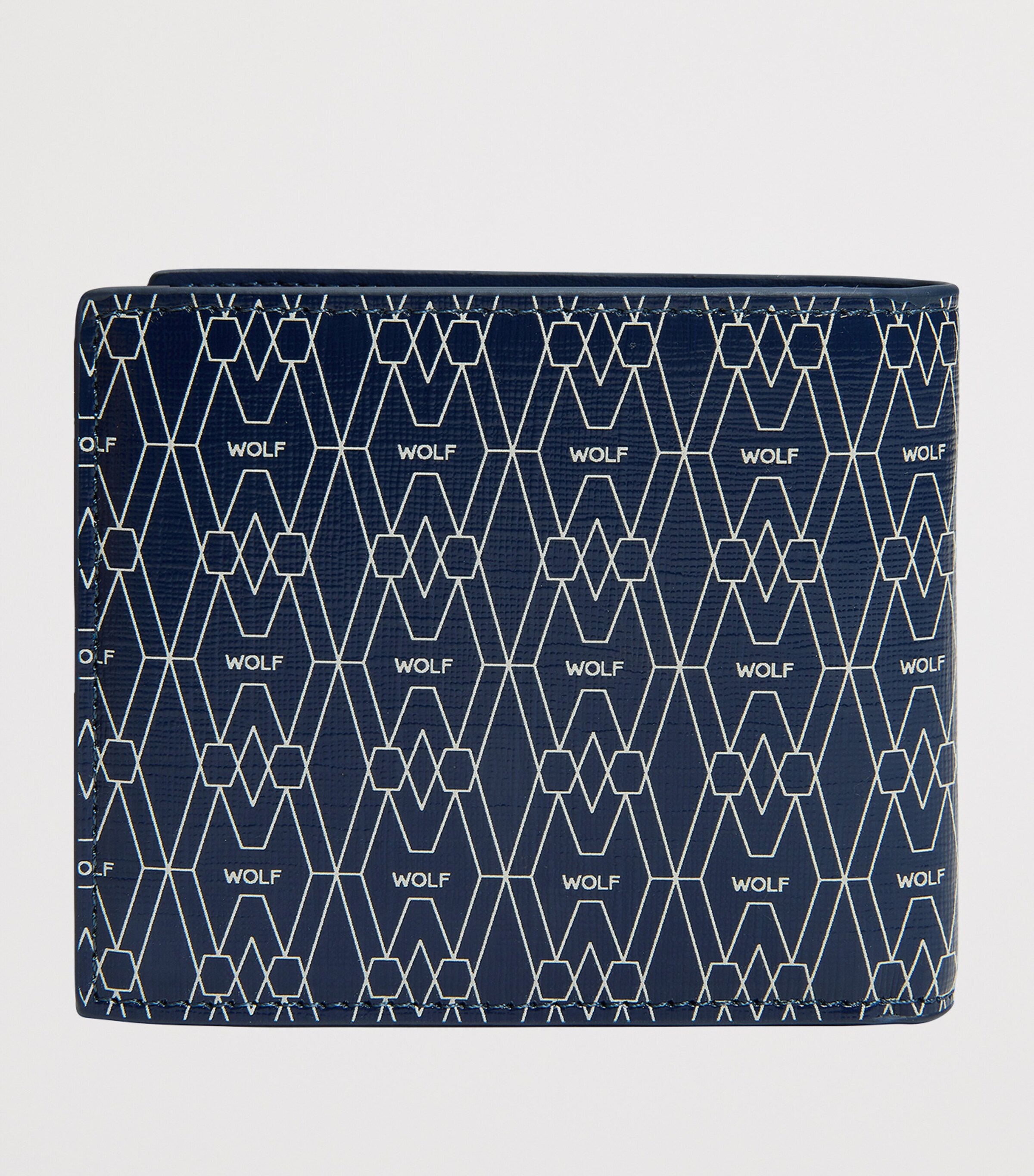 WOLF Signature Billfold Wallet Blue Image 3